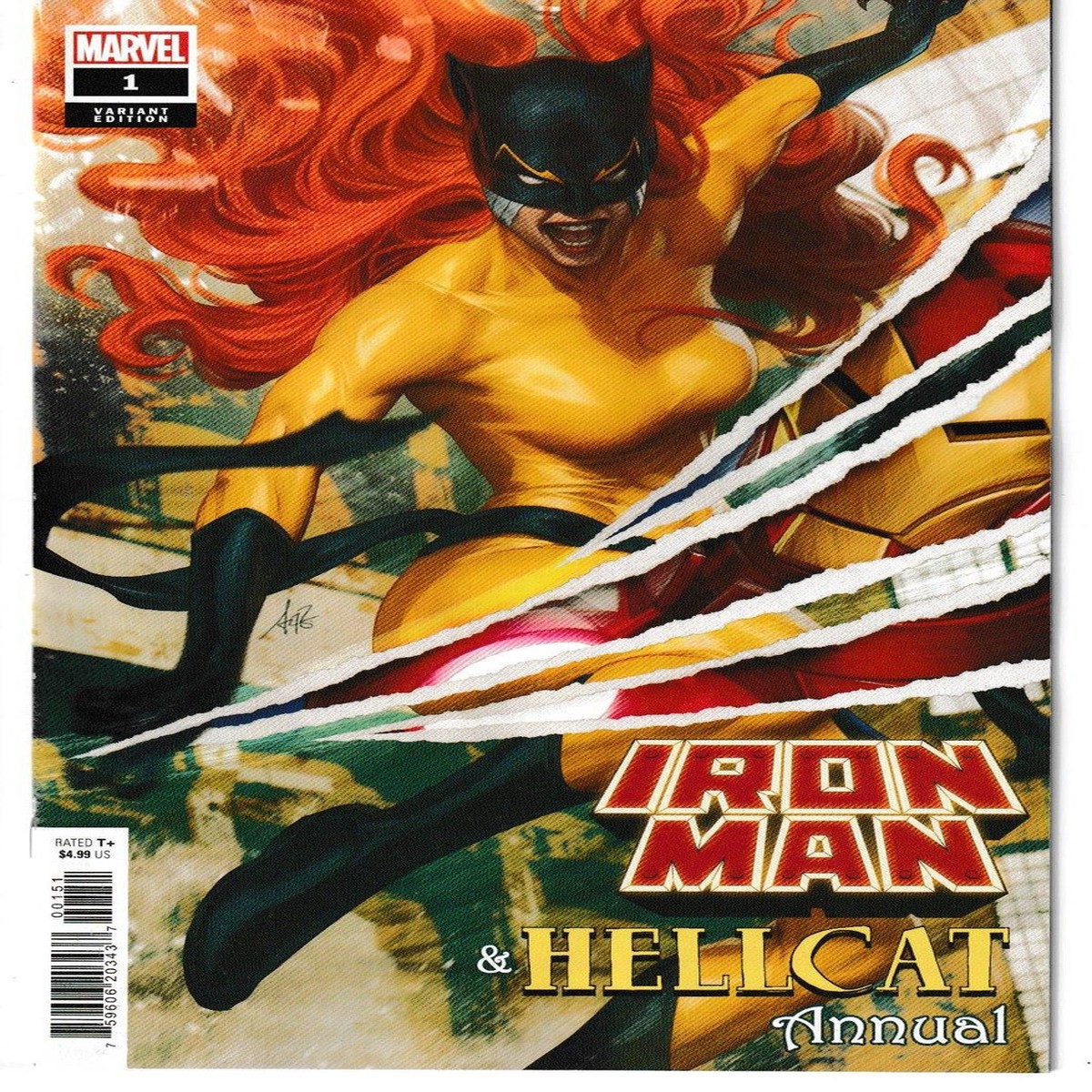 IRON MAN HELLCAT ANNUAL #1 ARTGERM VAR (MARVEL 2022) "NEW UNREAD"