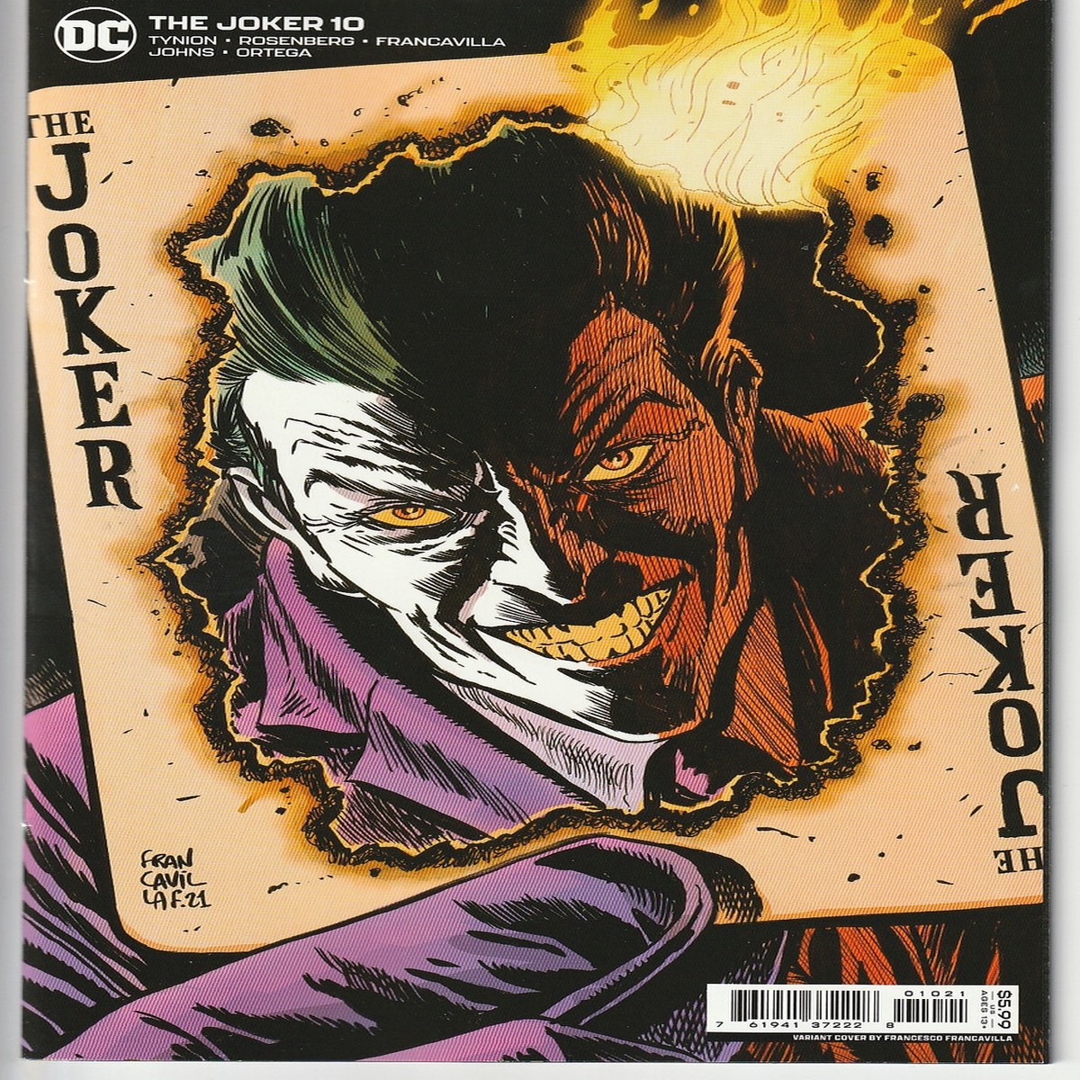 JOKER #10 CVR B (DC 2021) "NEW UNREAD"