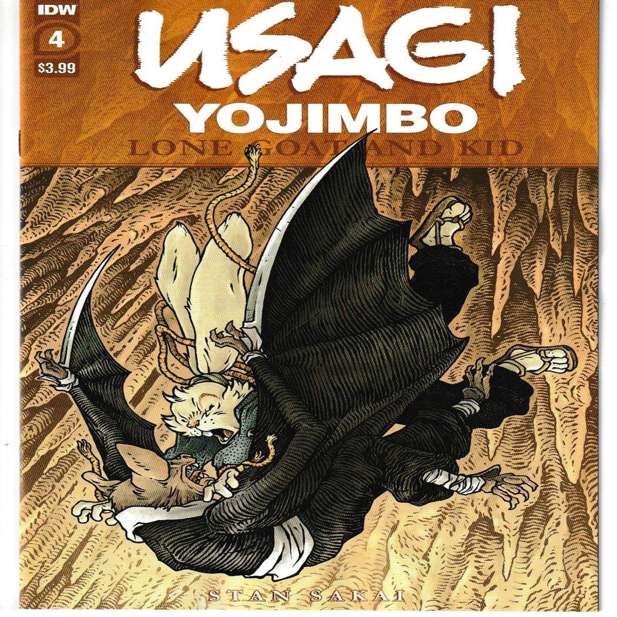 USAGI YOJIMBO LONE GOAT & KID #4 (OF 6) (IDW 2022) "NEW UNREAD"