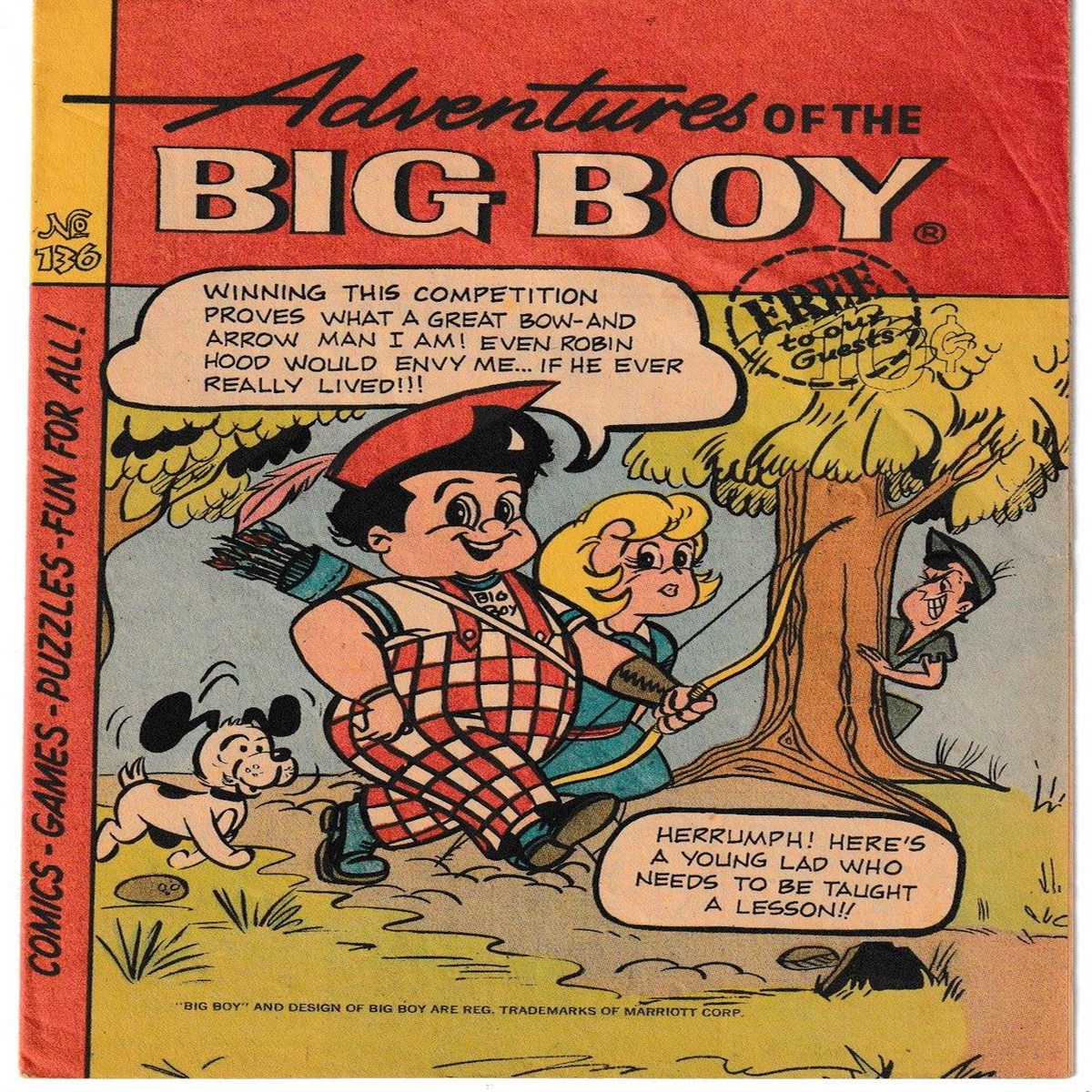 ADVENTURES OF THE BIG BOY #136 (WEBS ADV 1967)