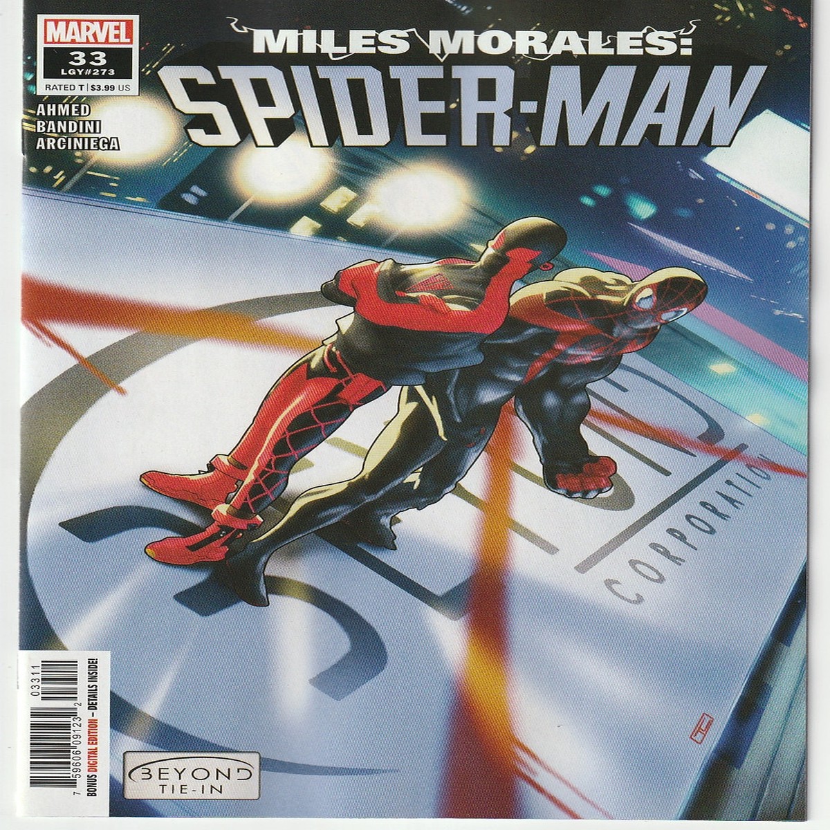 MILES MORALES SPIDER-MAN #33 (MARVEL 2021) "NEW UNREAD"