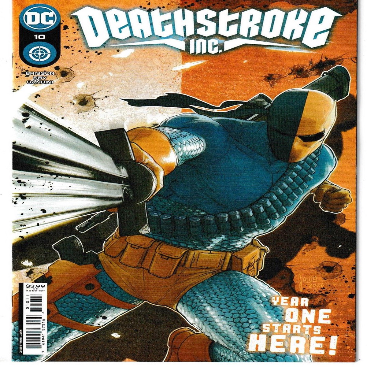 DEATHSTROKE INC #10 CVR A (DC 2022) “NEW UNREAD”