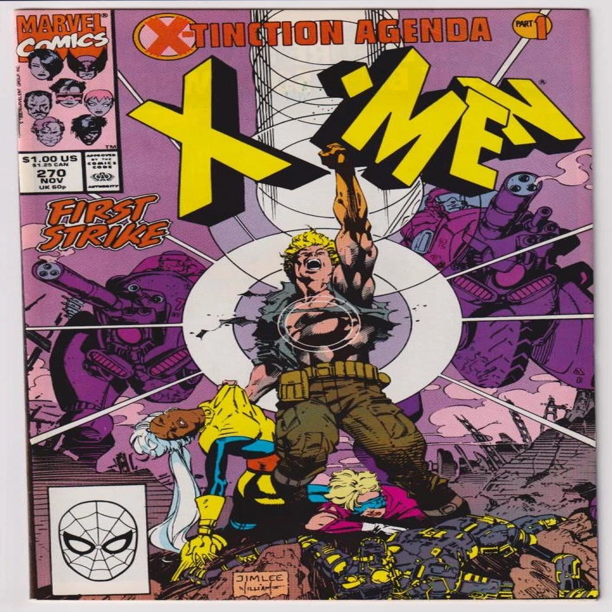 X-MEN/UNCANNY X-MEN #270 (MARVEL 1990) C2
