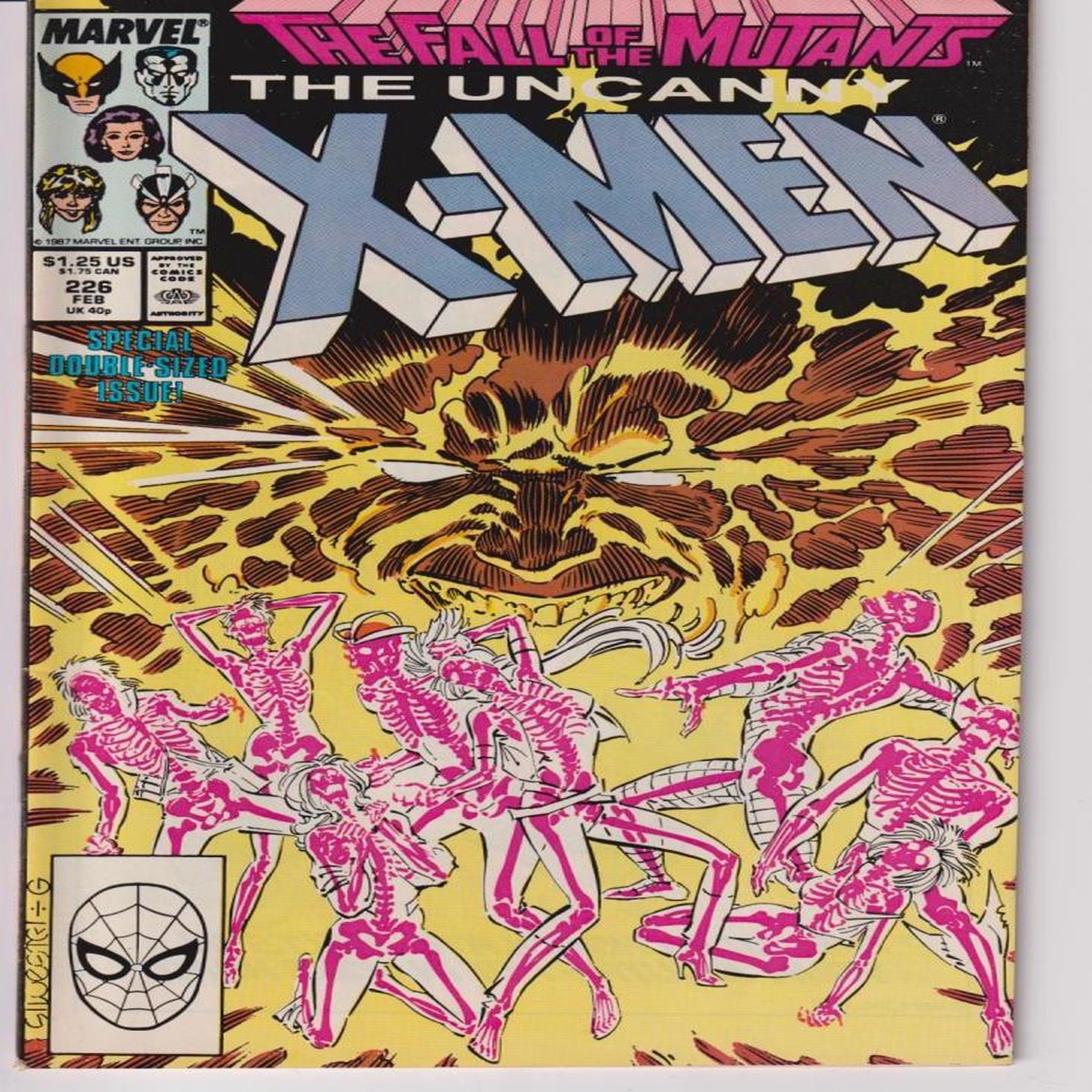 X-MEN/UNCANNY X-MEN #226 (MARVEL 1988) C3