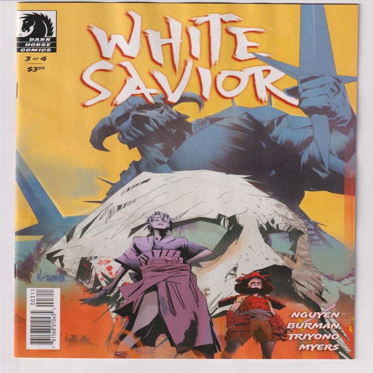 WHITE SAVIOR #3 (OF 4) (DARK HORSE 2023) "NEW UNREAD"