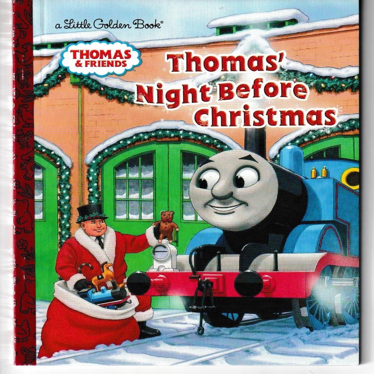 Thomas' Night Before Christmas (Thomas & Friends) LITTLE GOLDEN BOOK