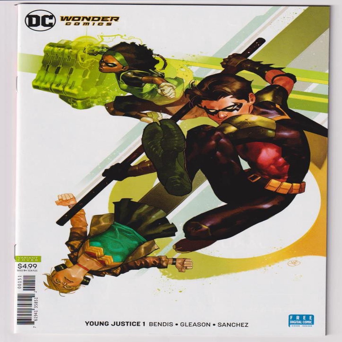 YOUNG JUSTICE #01 ROBIN VAR ED (DC 2018) “NEW UNREAD”