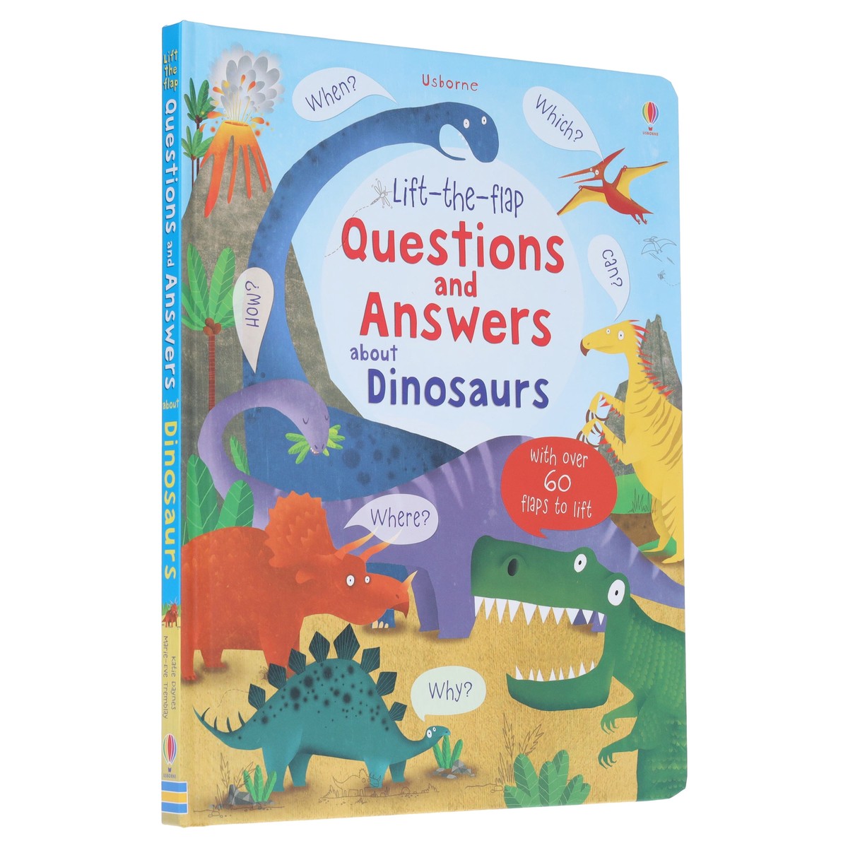 Usborne: Lift-the-flap Questions and Answers about Dinosaurs by Katie Daynes - Ages 5+ - Board Book