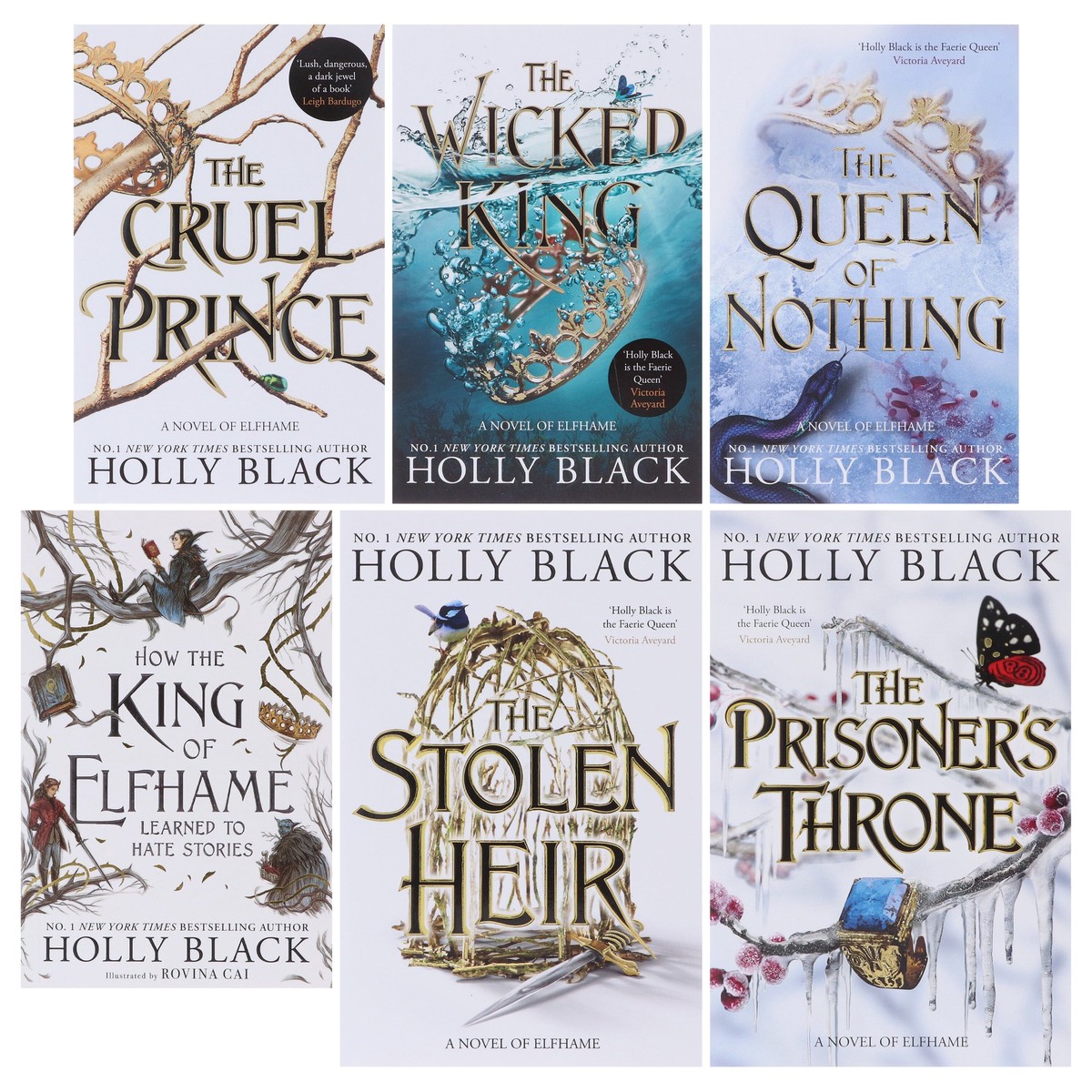 New Arrival The Folk of the Air & The Stolen Heir Series by Holly Black 6 Books Collection Set - Ages 14+ - Paperback