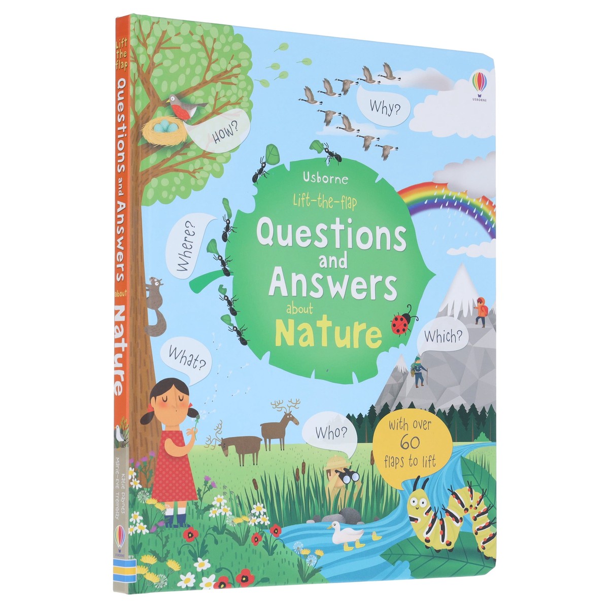 Usborne: Lift the Flap Questions and Answers About Nature by Katie Daynes - Ages 5+ - Board Book