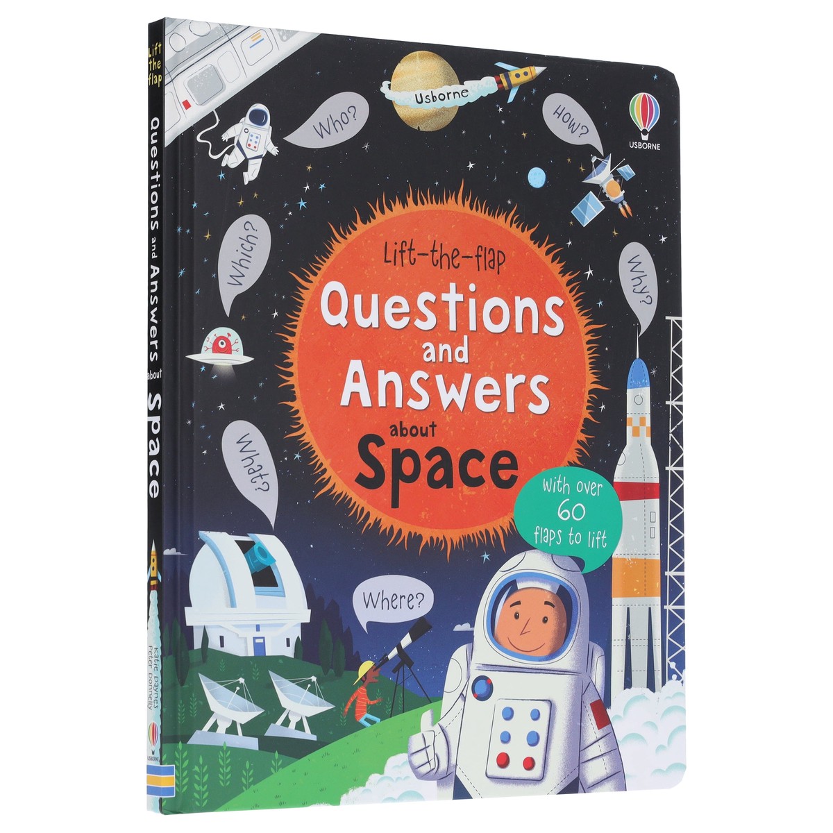 Usborne: Lift-the-Flap Questions and Answers About Space by Katie Daynes - Ages 5+ - Board Book