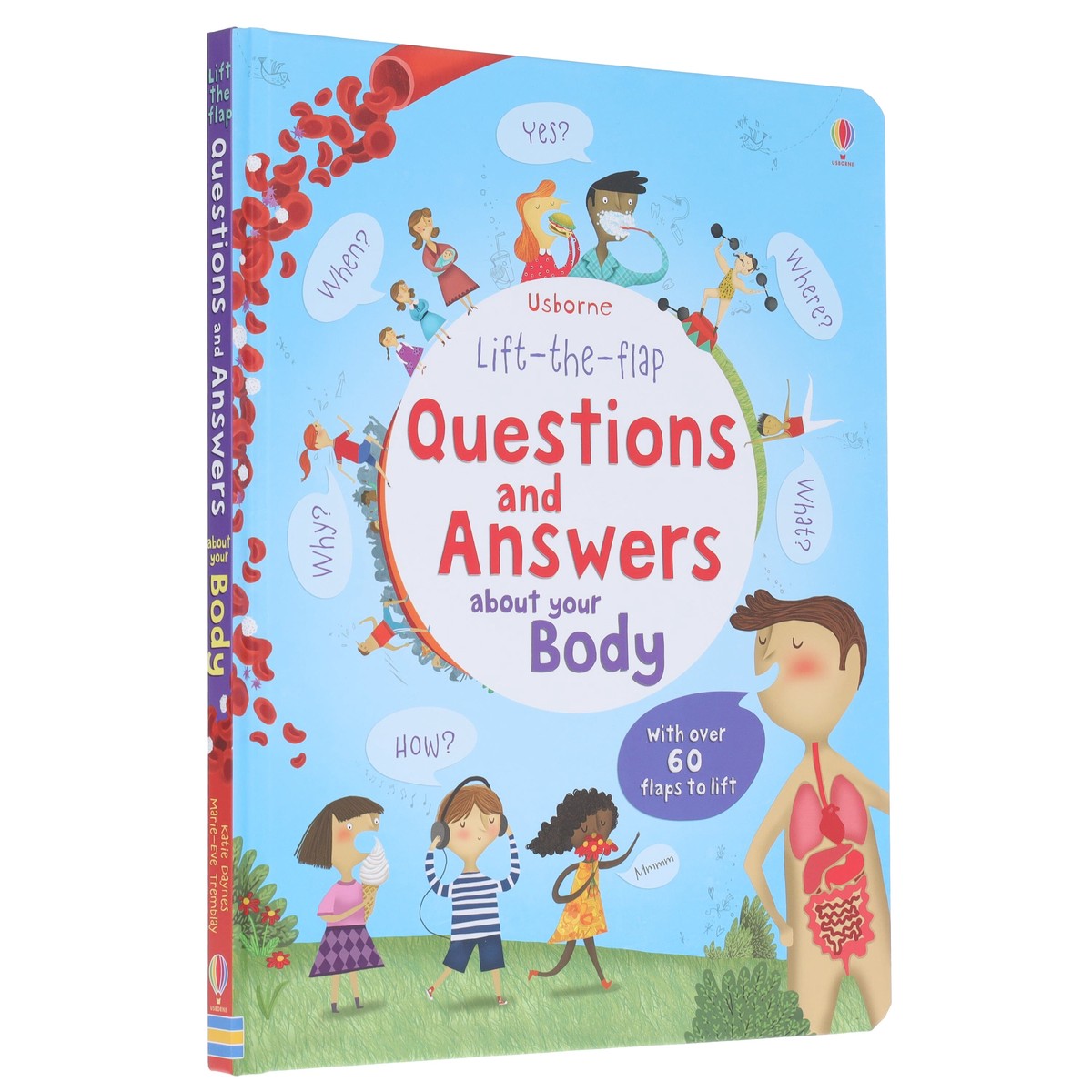 Usborne: Lift the Flap Questions & Answers about your Body by Katie Daynes - Ages 4+ - Board Book