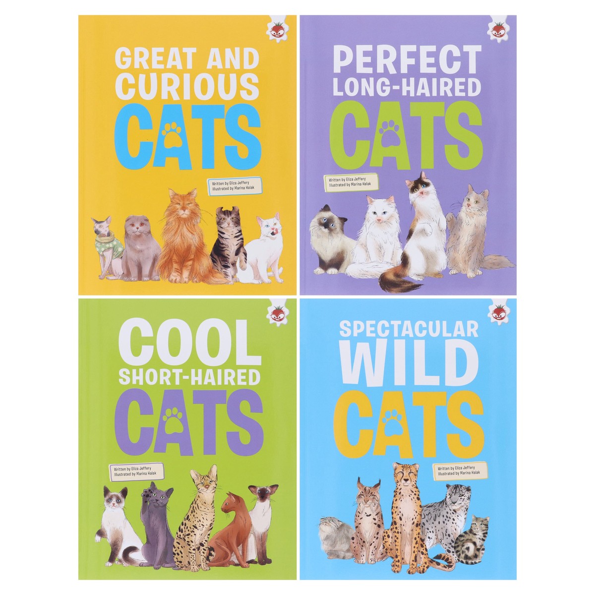 Cats Series by Eliza Jeffery Illustrated 4 Books Collection Set - Ages 4+ - Paperback