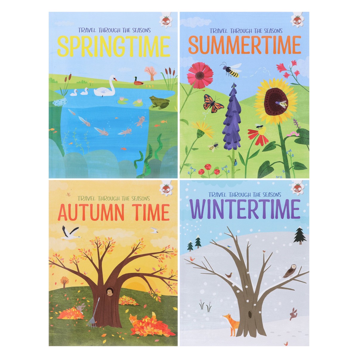 Travel Through The Seasons Series by Annabel Griffin Illustrated 4 Books Collection Set - Ages 5+ - Paperback