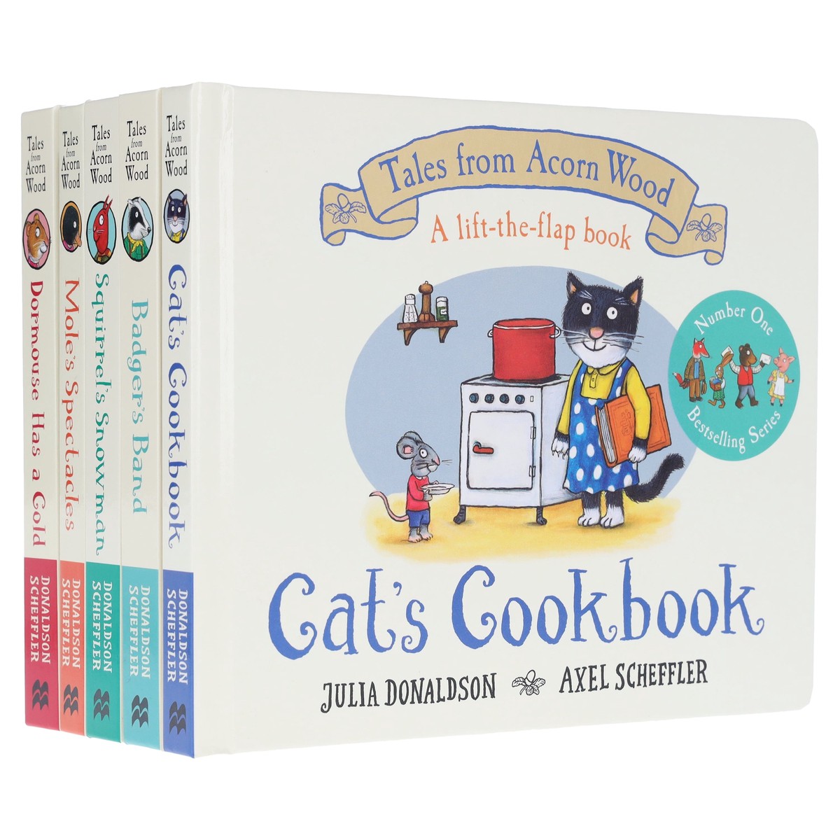 Tales From Acorn Wood by Julia Donaldson Illustrated 5 Books Collection Set (A Lift-the-flap Story) - Ages 2-5 - Board Book