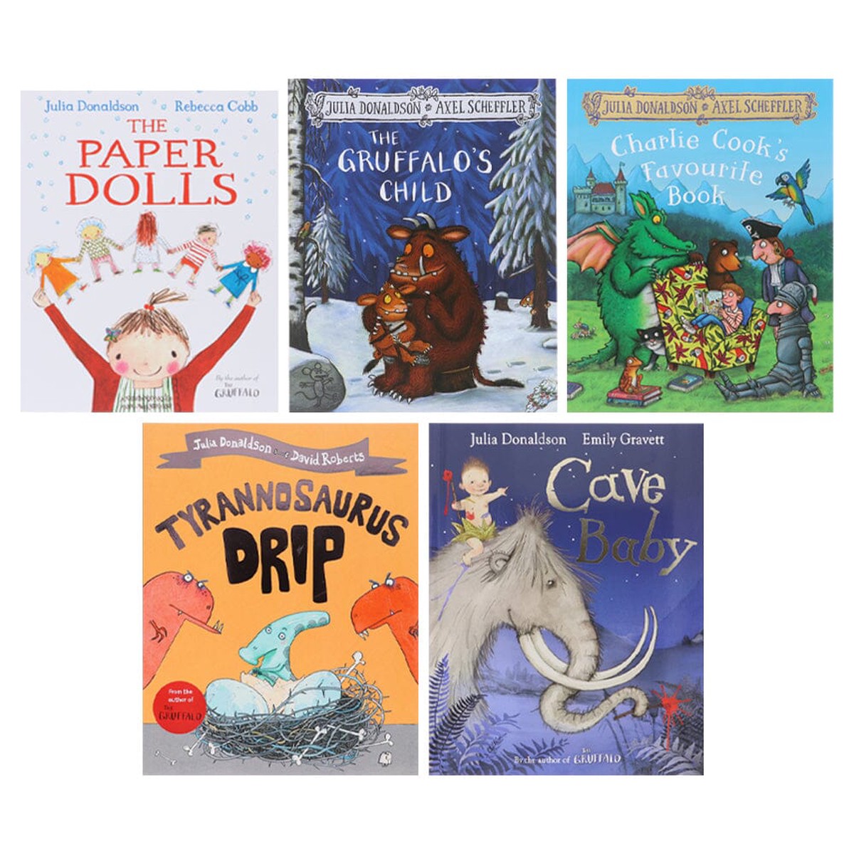Julia Donaldson 5 Picture Books Collection Set Illustrated - Age 5-7 - Paperback
