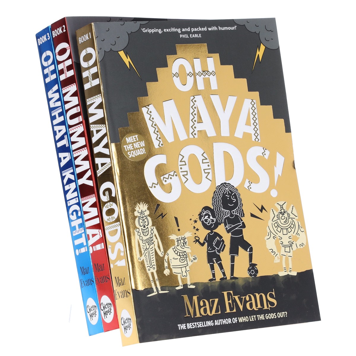 Gods Squad Series by Maz Evans 3 Books Collection Set - Ages 9-11 - Paperback