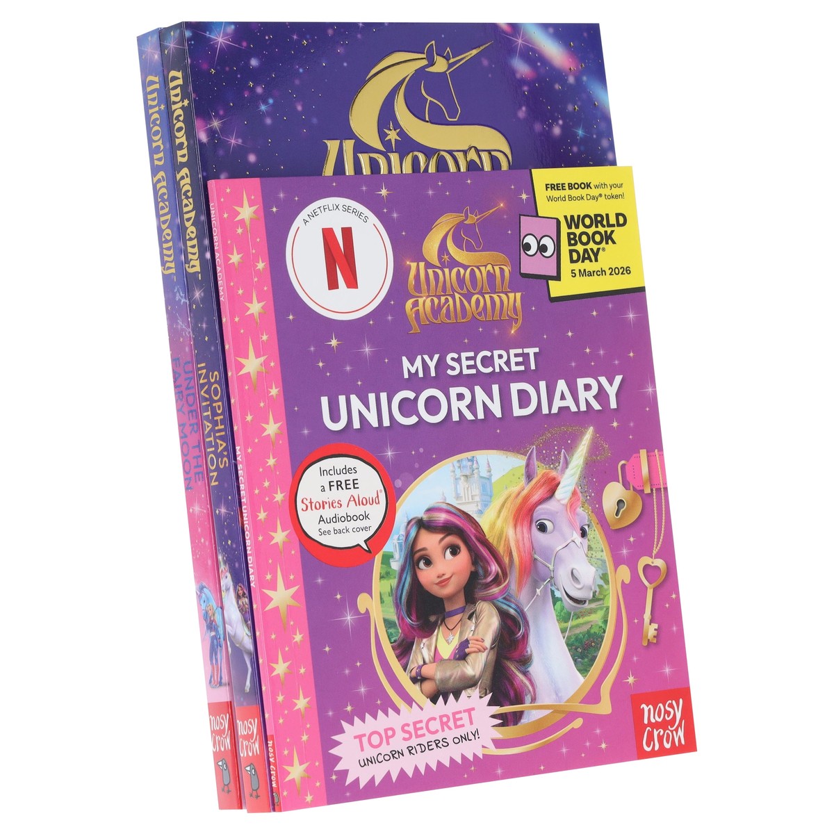 Unicorn Academy Series & My Secret Unicorn Diary: A World Book Day 2026 By Nosy Crow: 3 Books Collection Set – Ages 4-9 – Paperback