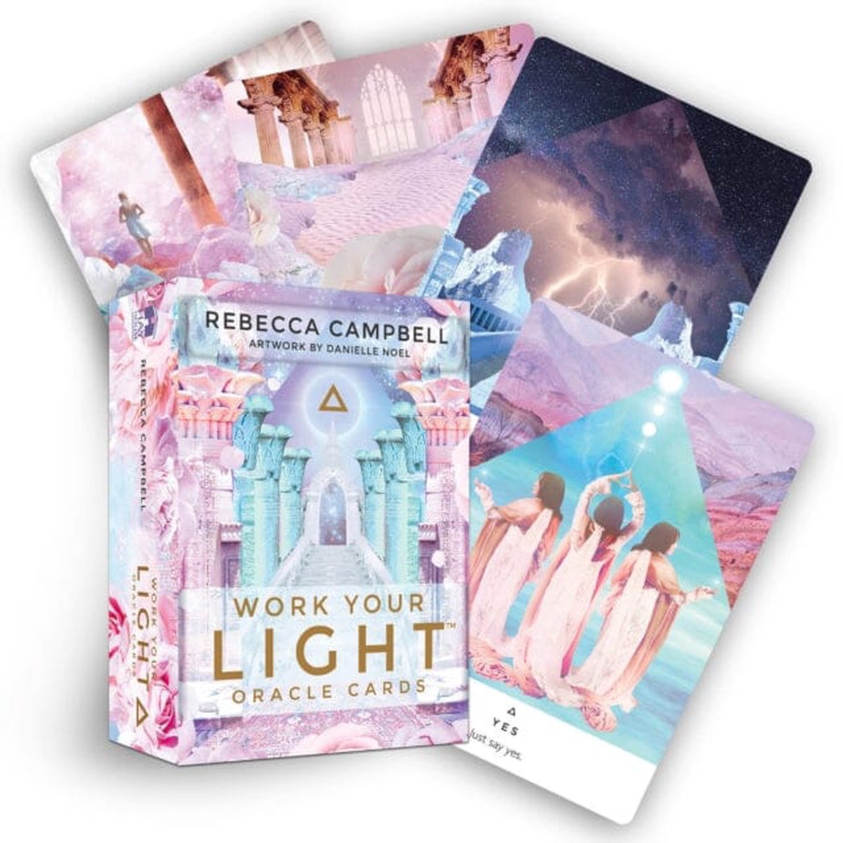 Work Your Light Oracle Cards: A 44-Card Deck and Guidebook by Rebecca Campbell