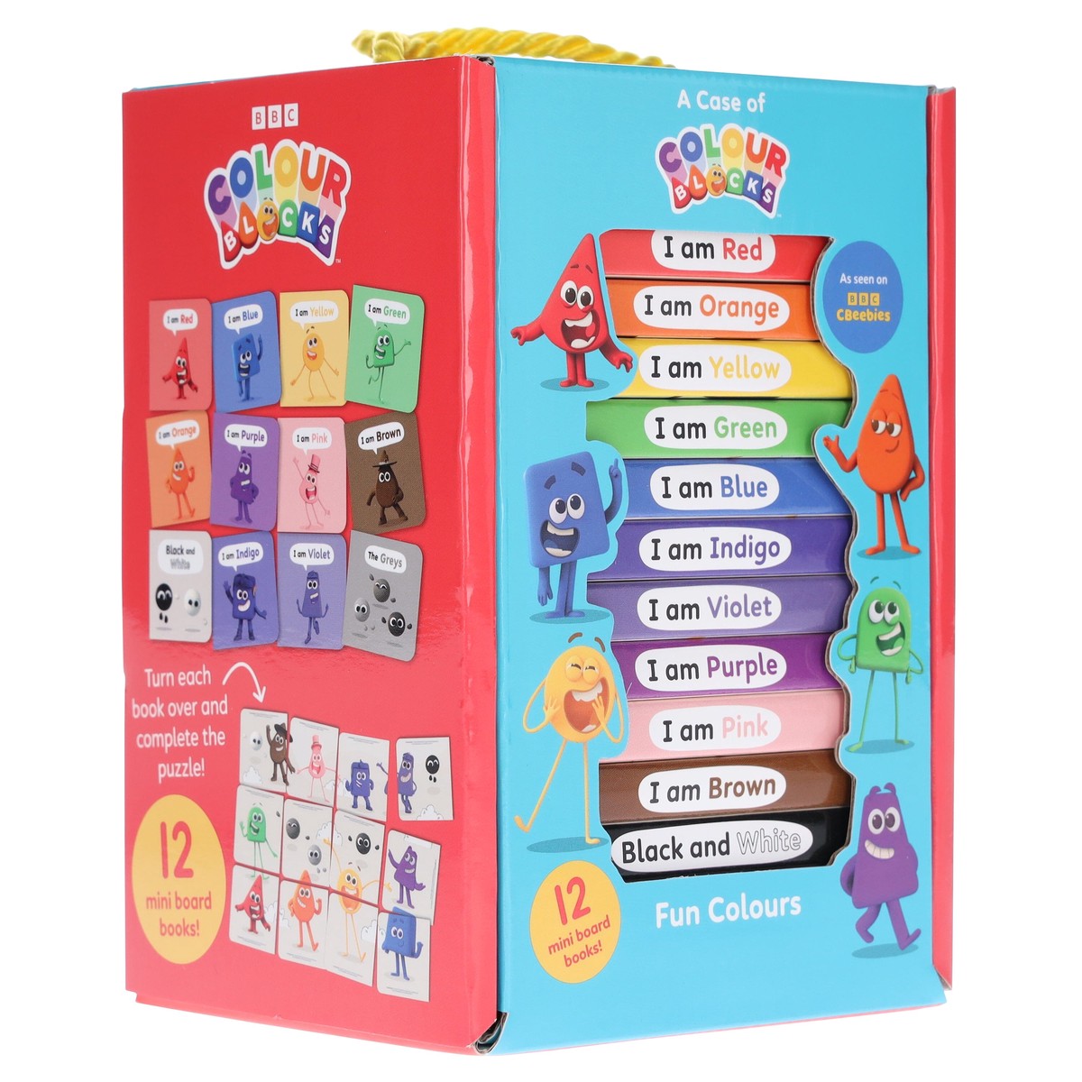 A Case of Colourblocks 12 Mini Books Collection Box Set - Ages 0-5 - Board book