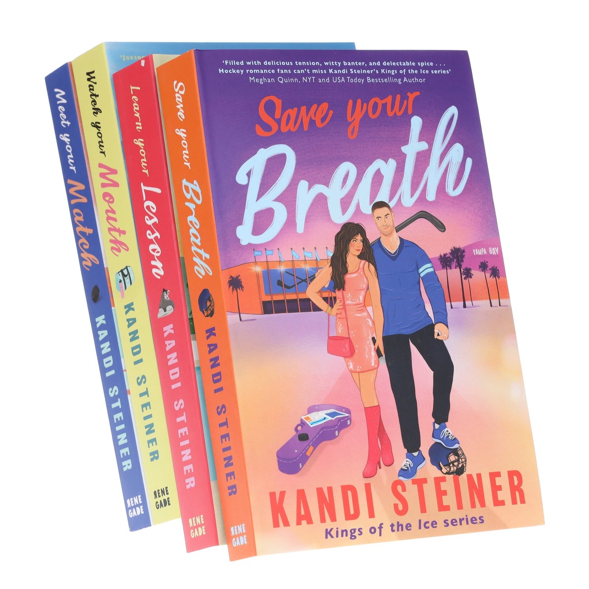 Kings of the Ice Series by Kandi Steiner 4 Books Collection Set - Fiction - Paperback