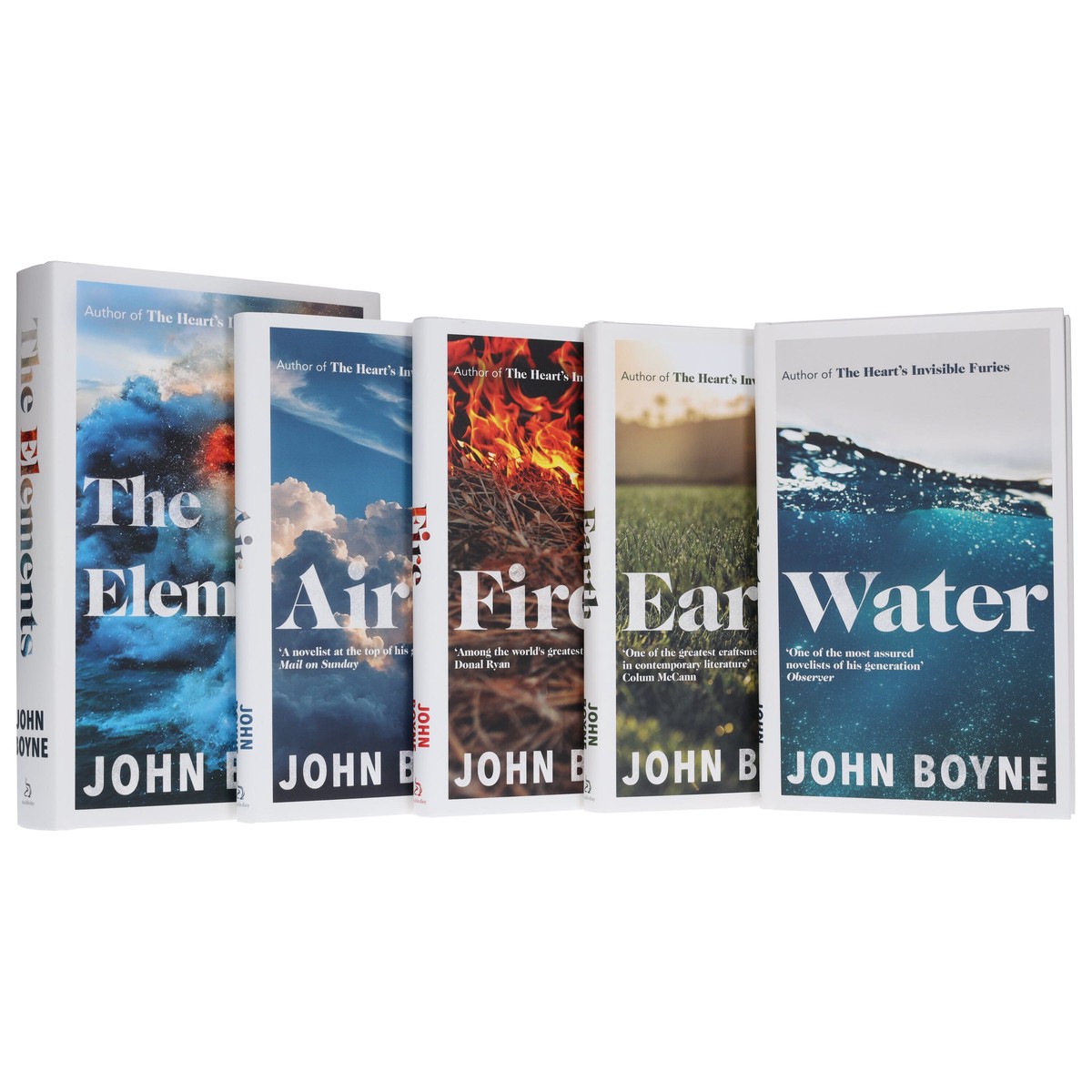 John Boyne Collection (Water, Earth, Fire, Air & The Elements) 5 Books Set - Fiction - Hardback