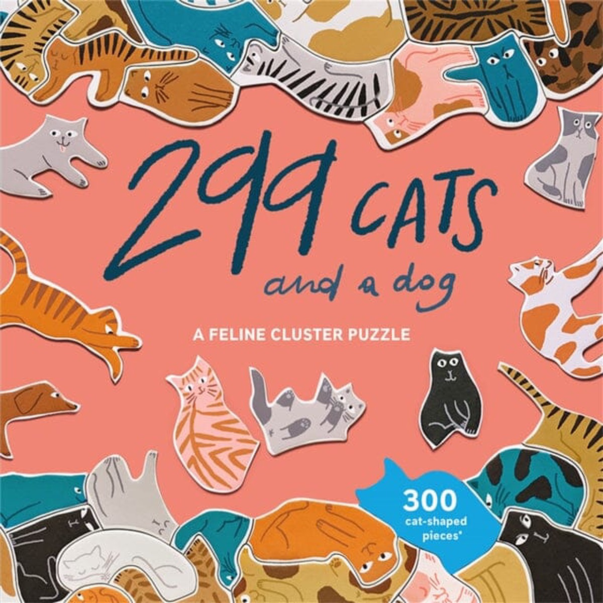 299 Cats (and a dog) : A Feline Cluster Puzzle by Lea Maupetit
