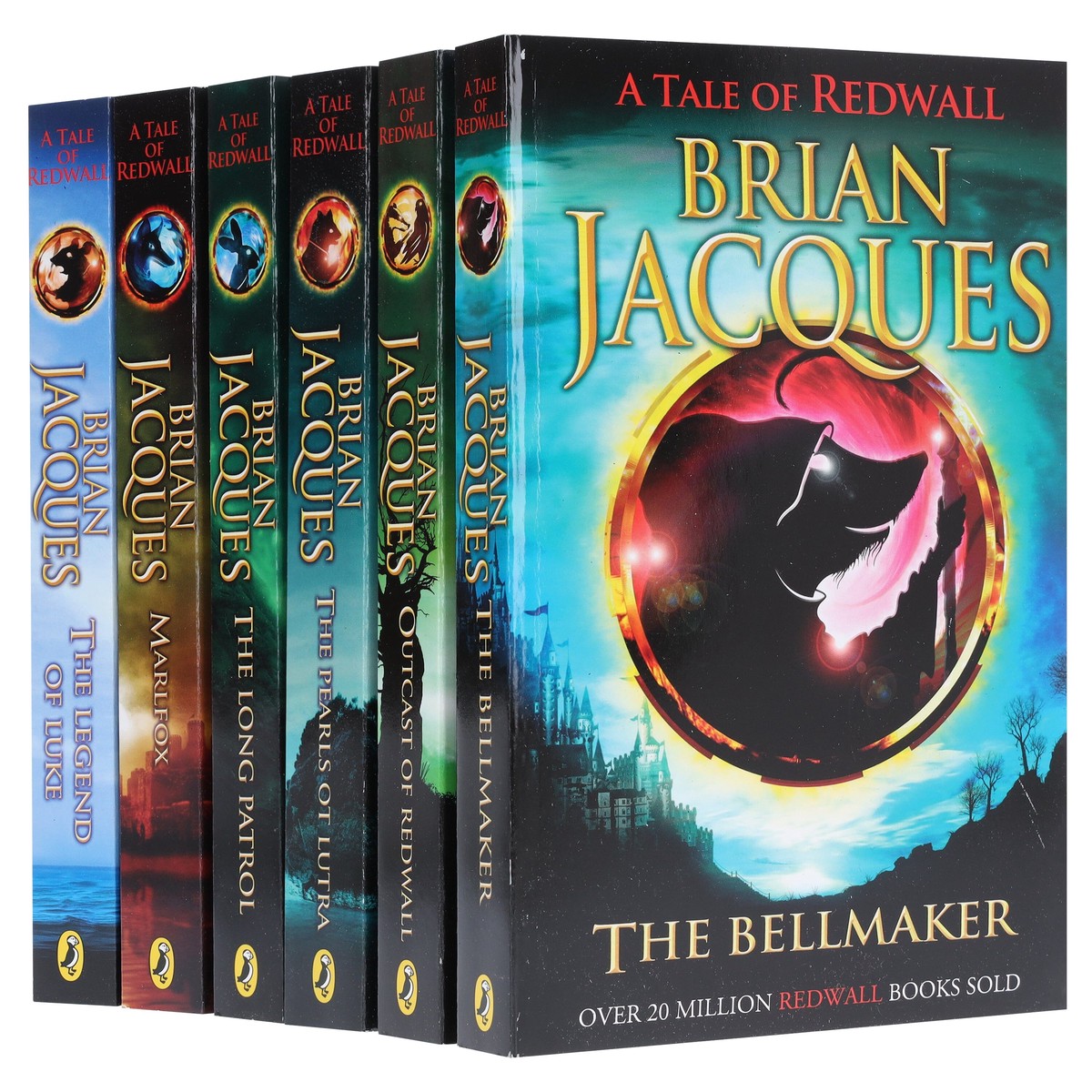 A Tale of Redwall Series (Book 7-12) by Brian Jacques 6 Books Collection Set - Ages 9+ - Paperback