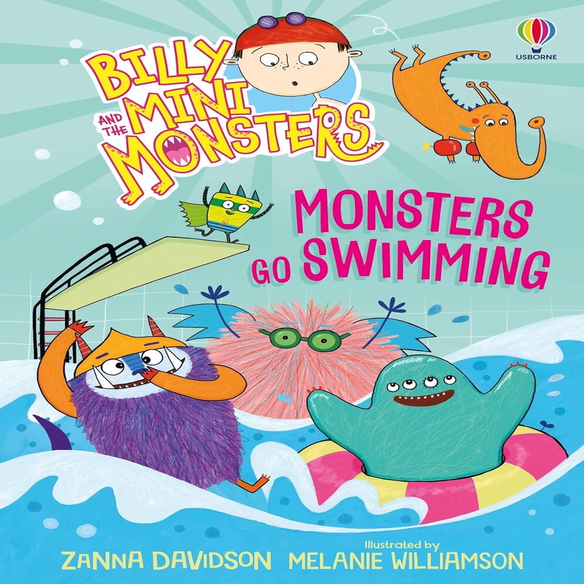 Monsters go Swimming (Billy and the Mini Monsters) by Zanna Davidson - Ages 6-9 - Paperback