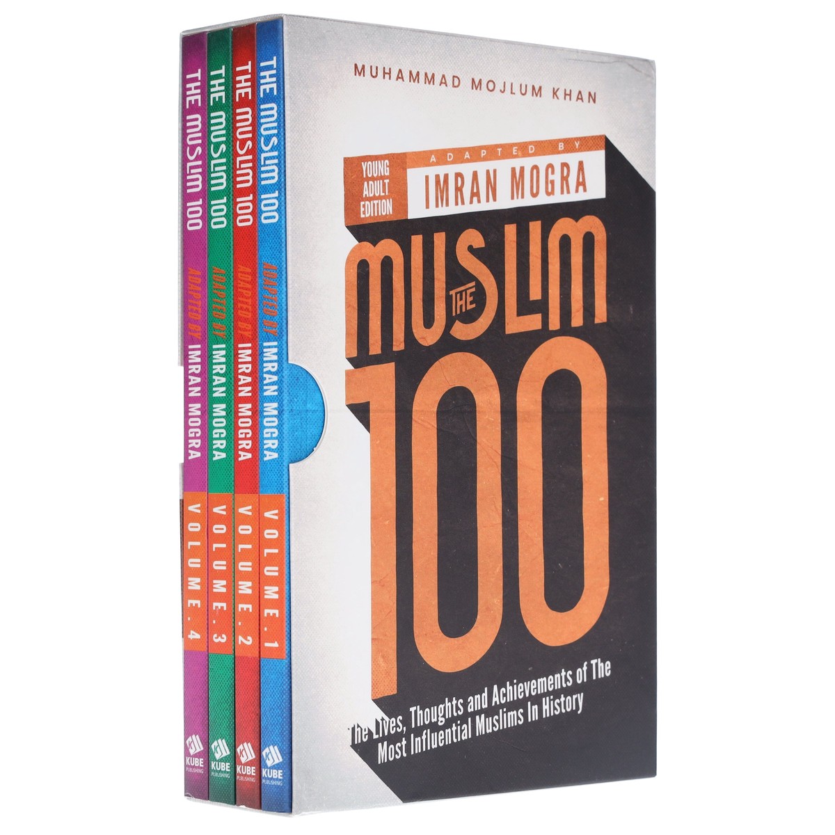 The Muslim 100 (YA Edition) by Muhammad Mojlum Khan, Adapted by Imran Mogra 4 Books Collection Box Set - Ages 12-16 - Paperback