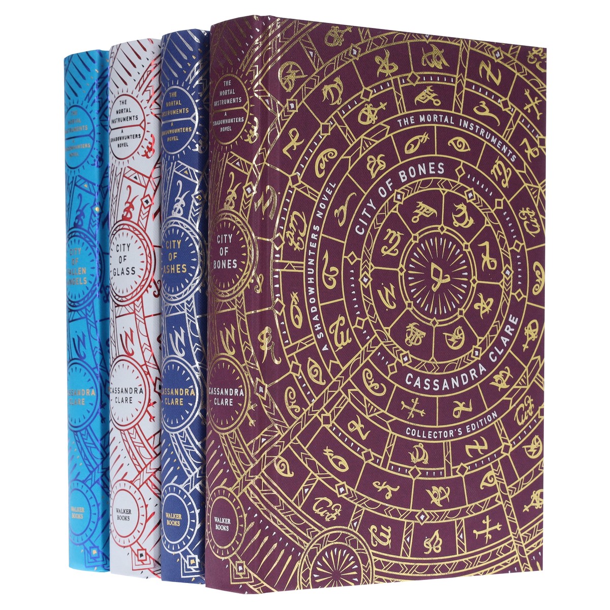 The Mortal Instruments by Cassandra Clare (A Shadowhunters Novel) 4 Book Collector's Edition Set - Ages 14+ - Hardback