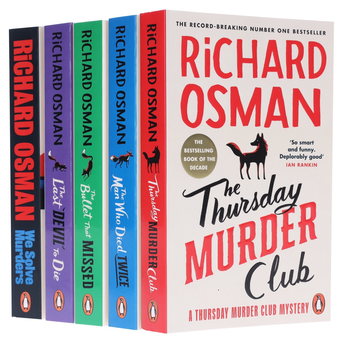 Thursday Murder Club & We Solve Murders Series by Richard Osman 5 Books Collection Set - Fiction - Paperback