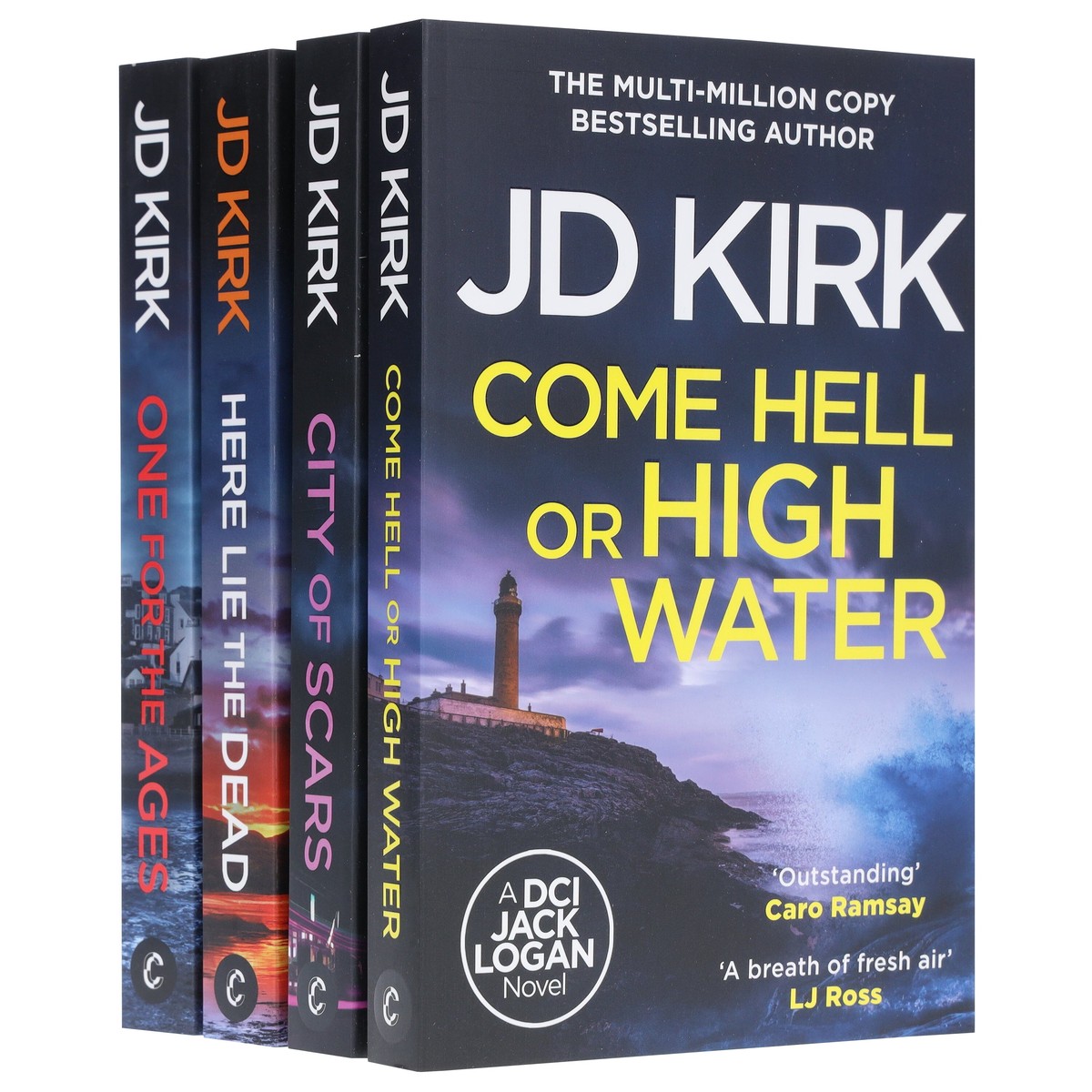 DCI Logan Crime Thrillers (Book 13-16) by JD Kirk 4 Books Collection Set - Fiction - Paperback