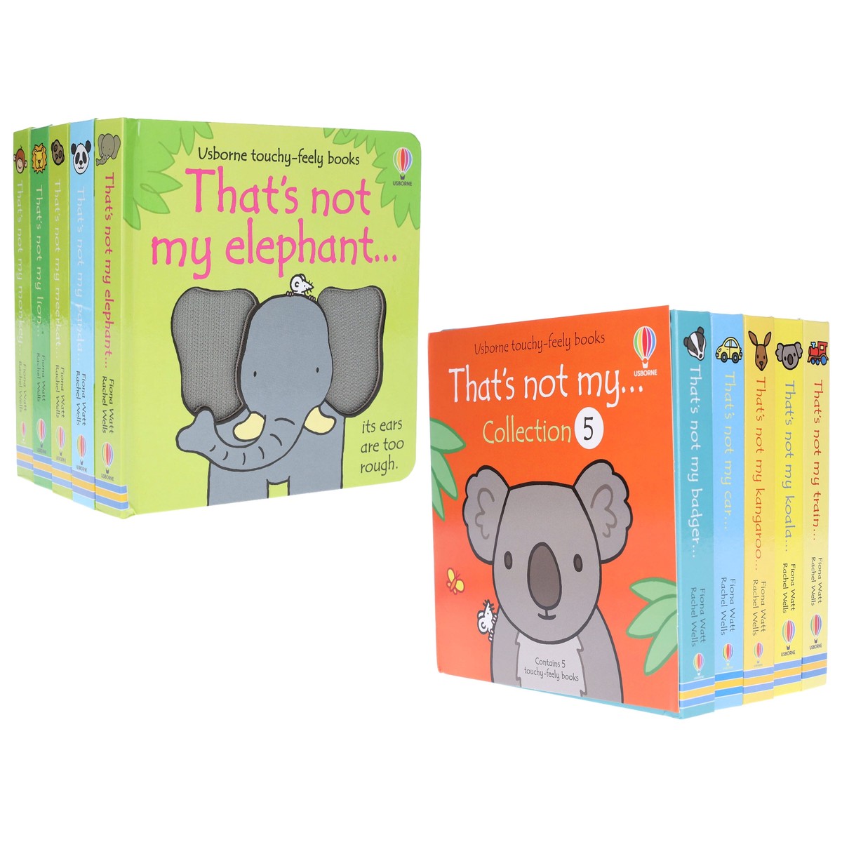 That's not my... Collection by Fiona Watt & Rachel Wells: 10 Books Collection Set - Ages 0-5 - Board Book