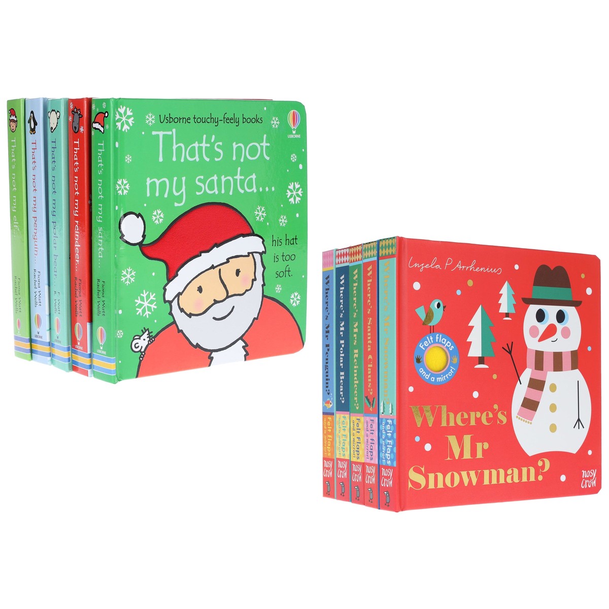 That's not my... Christmas! & Felt Flaps and a Mirror! 10 Books Collection Set - Ages 0-5 - Board Book