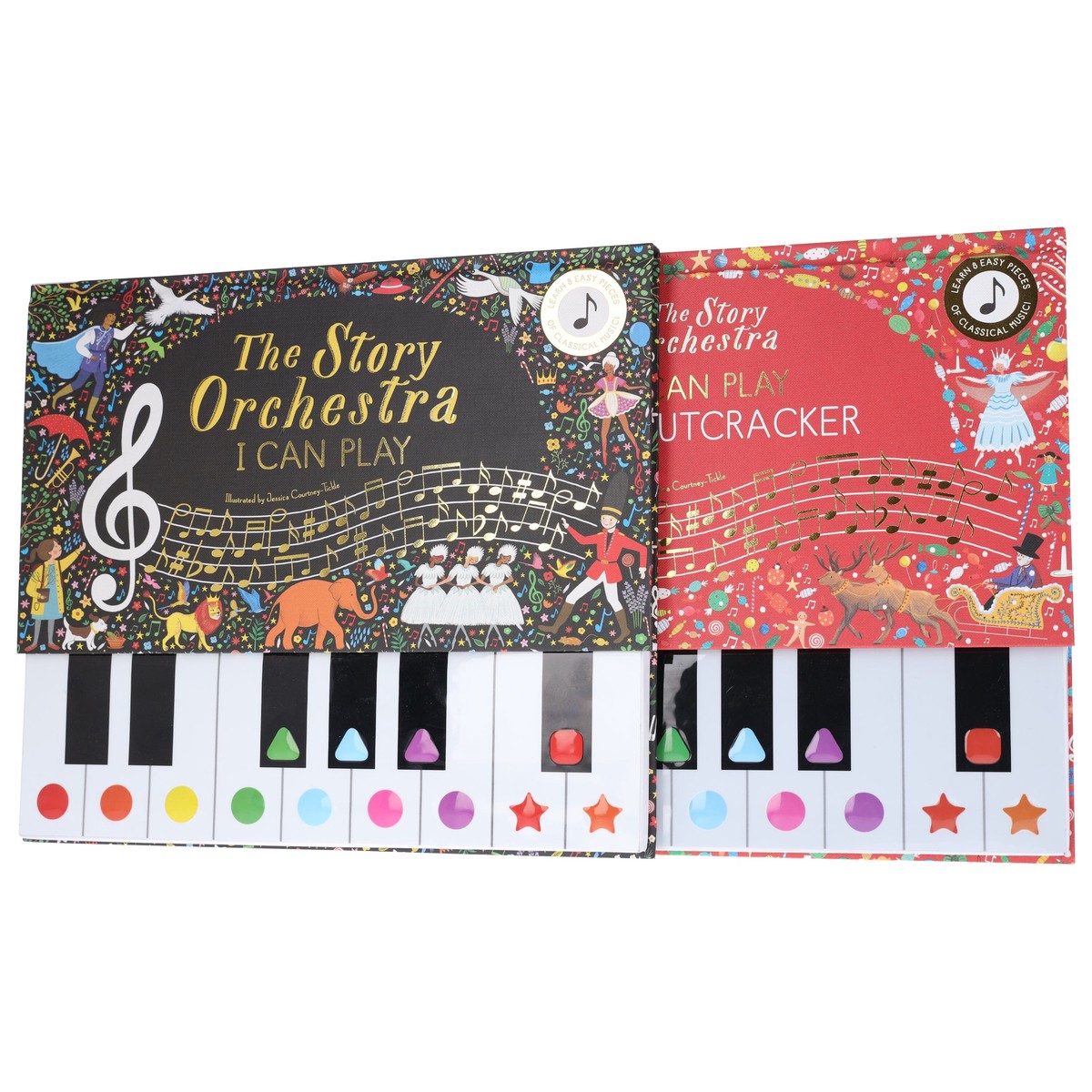 The Story Orchestra Series (I Can Play & The Nutcracker) Learn 8 Easy Pieces From the Series! 2 Books Collection Set - Ages 4-7 - Hardback