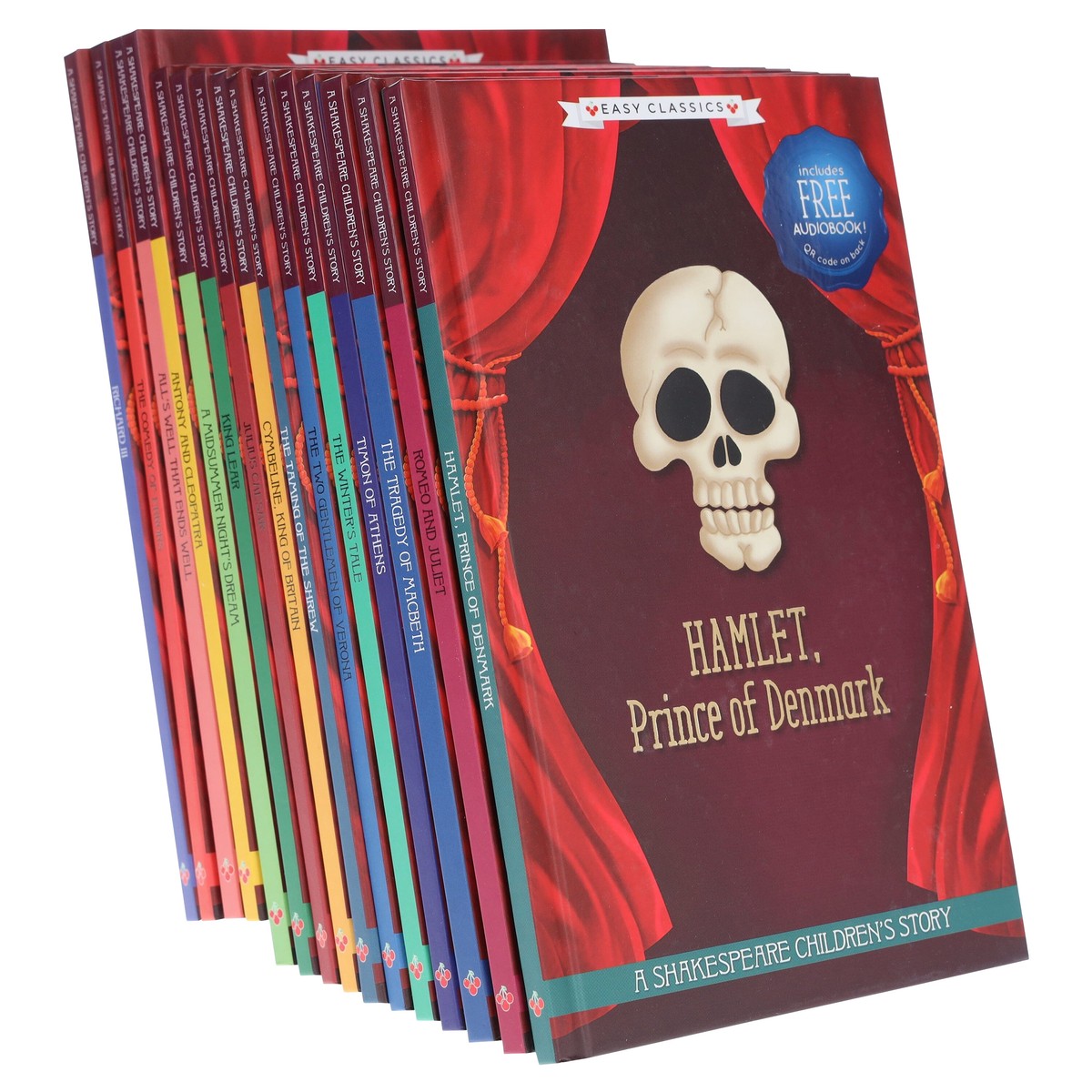 A Shakespeare Easy Classics Children's Stories 15 Books Collection Set With Free Audiobook! - Ages 7+ - Hardback