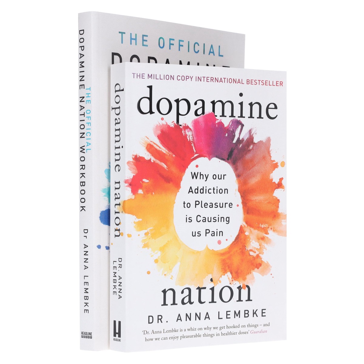 Dopamine Nation & The Official Dopamine Nation Workbook by Dr Anna Lembke 2 Books Collection Set - Non Fiction - Paperback
