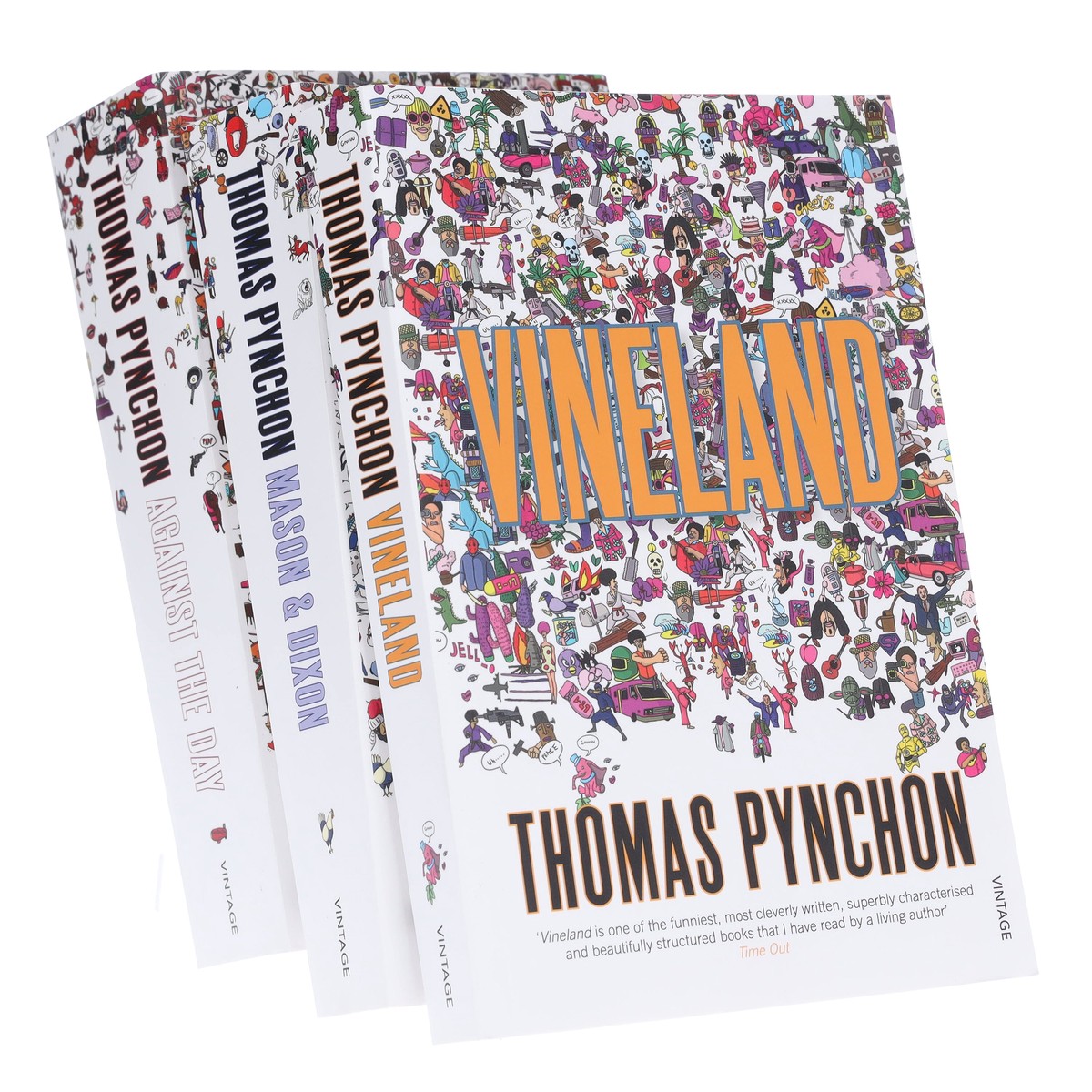 One Battle After Another - Thomas Pynchon Collection (Mason & Dixon, Vineland & Against the Day) 3 Books Set - Fiction - Paperback