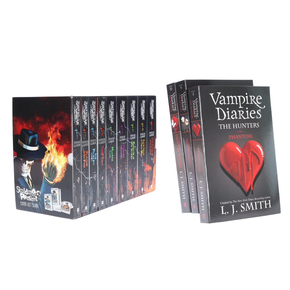 Skulduggery Pleasant & Vampire Diaries The Hunters: 12 Books Collection Set – Ages 11+ – Paperback