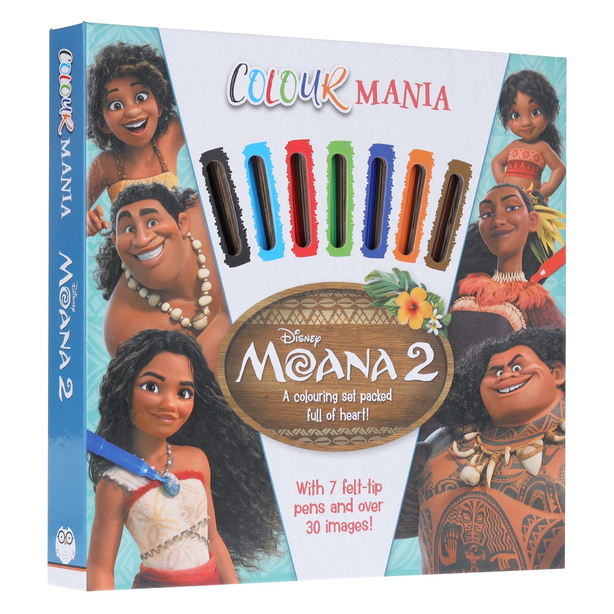 Disney Moana 2: Colourmania: A Colouring Set Packed Full of Heart! - Ages 4-6 - Paperback
