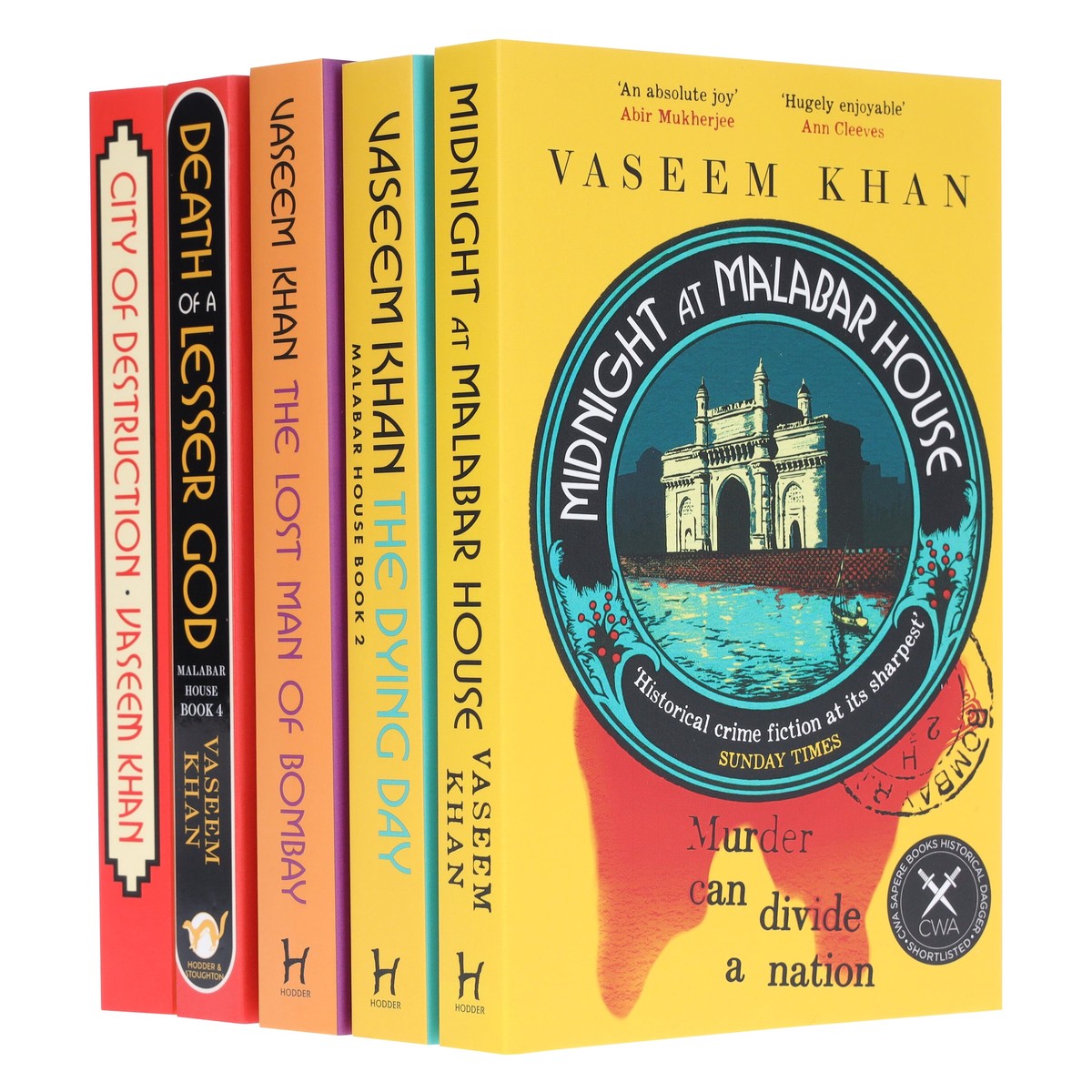 The Malabar House Series by Vaseem Khan 5 Books Collection Set - Fiction - Paperback