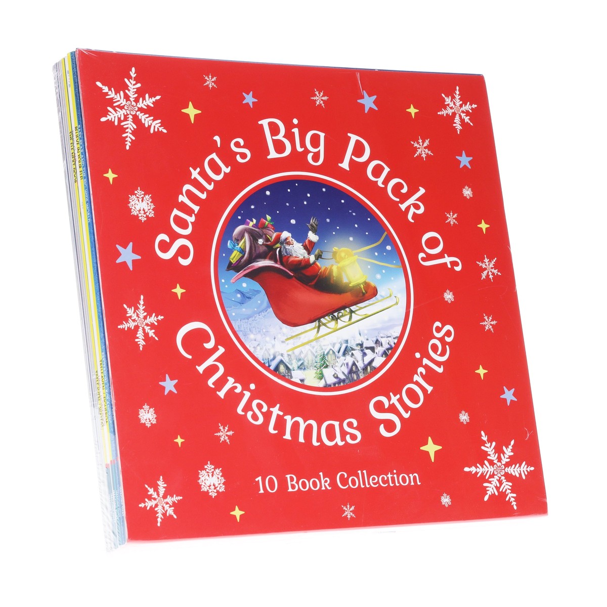 Santa's Big Pack of Christmas Stories 10 Book Collection Set by Joshua George & Others - Ages 3-5 - Paperback