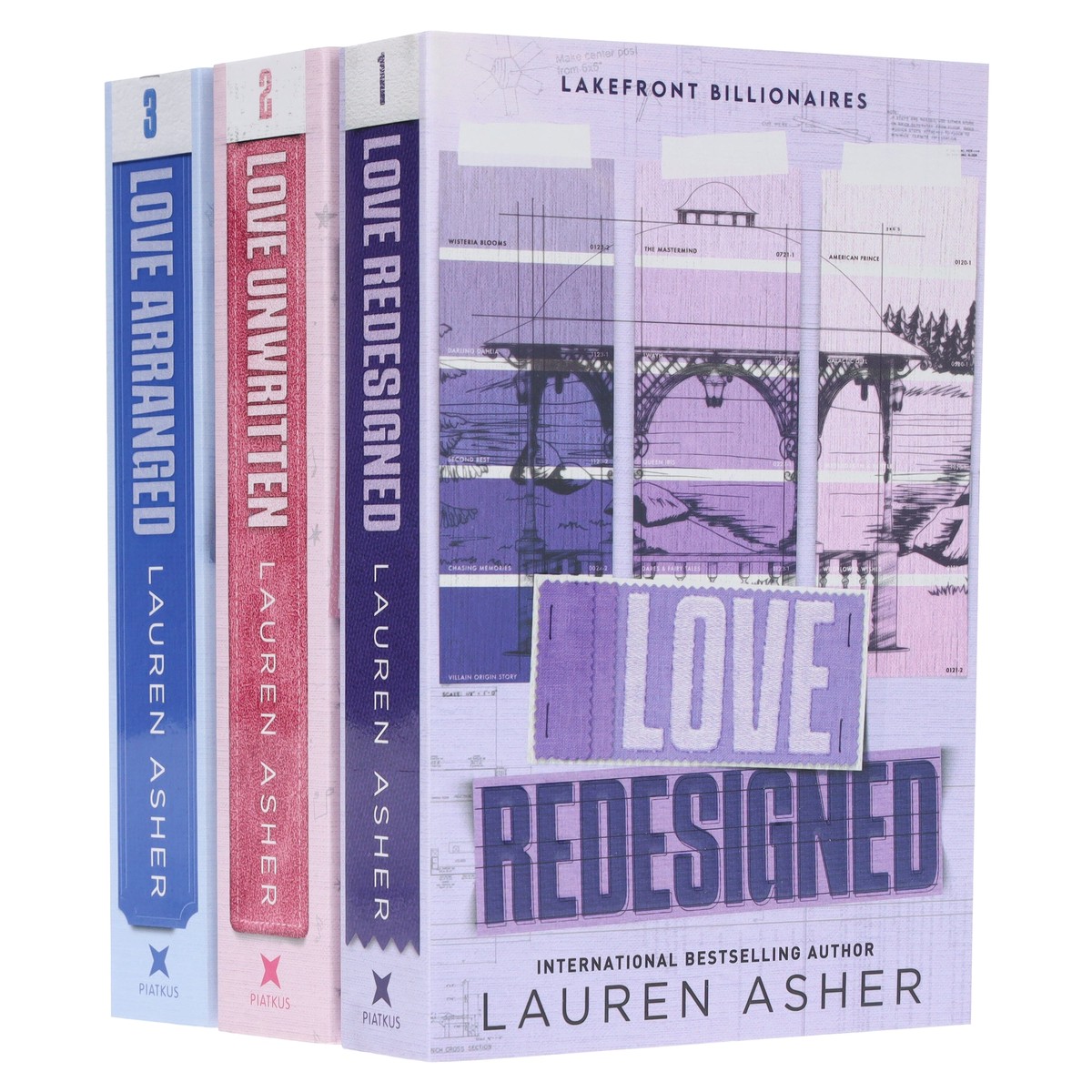 Lakefront Billionaires Series By Lauren Asher 3 Books Collection Set - Fiction - Paperback