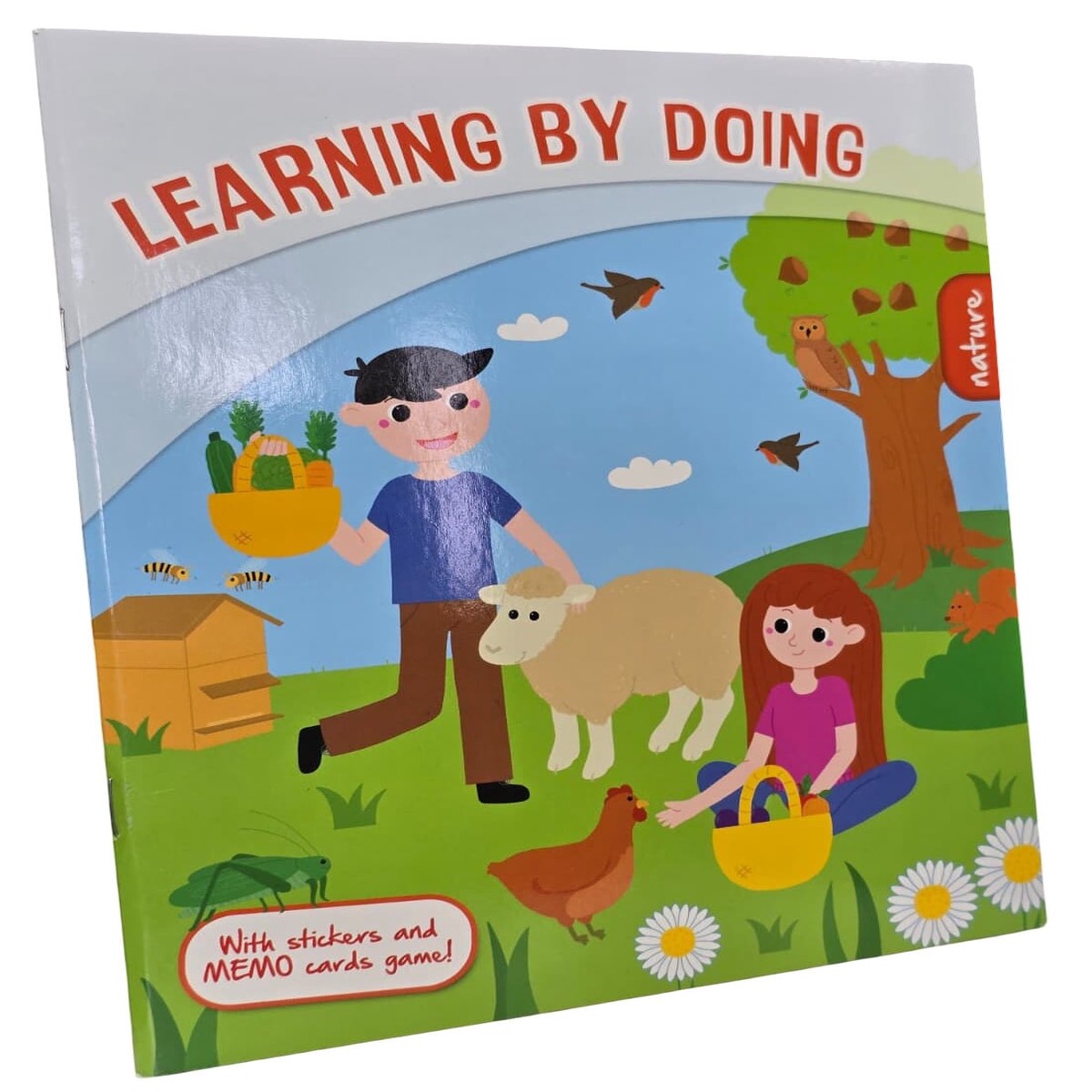 Learning By Doing: Nature With Stickers and Memo Card Game! - Ages 5-7 - Paperback