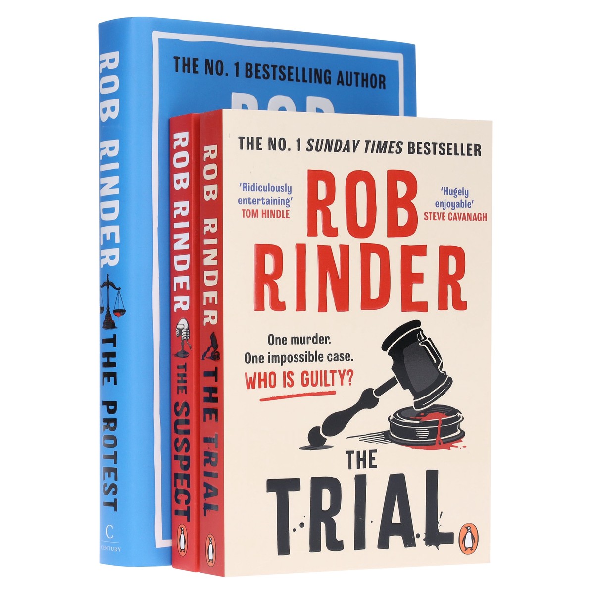 Rob Rinder Collection (The Trial, The Suspect & The Protest) 3 Books Set - Fiction - Paperback/Hardback