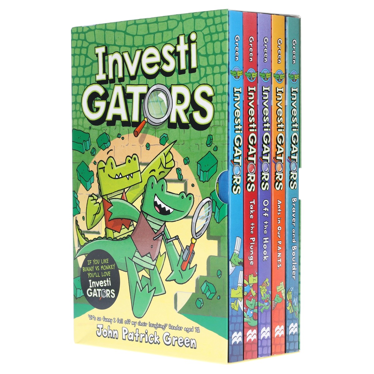 InvestiGators Series by John Patrick Green 5 Books Collection Set - Ages 7-9 - Paperback