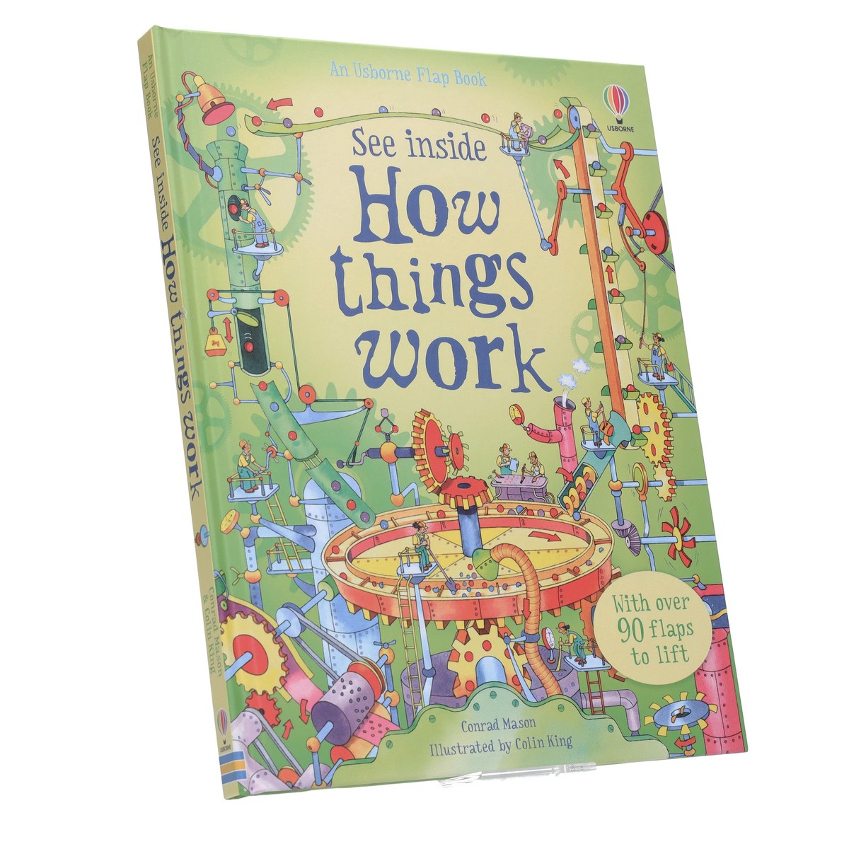 An Usborne Flap Book Series See Inside How Things Work by Conrad Mason - Ages 6+ - Board Book