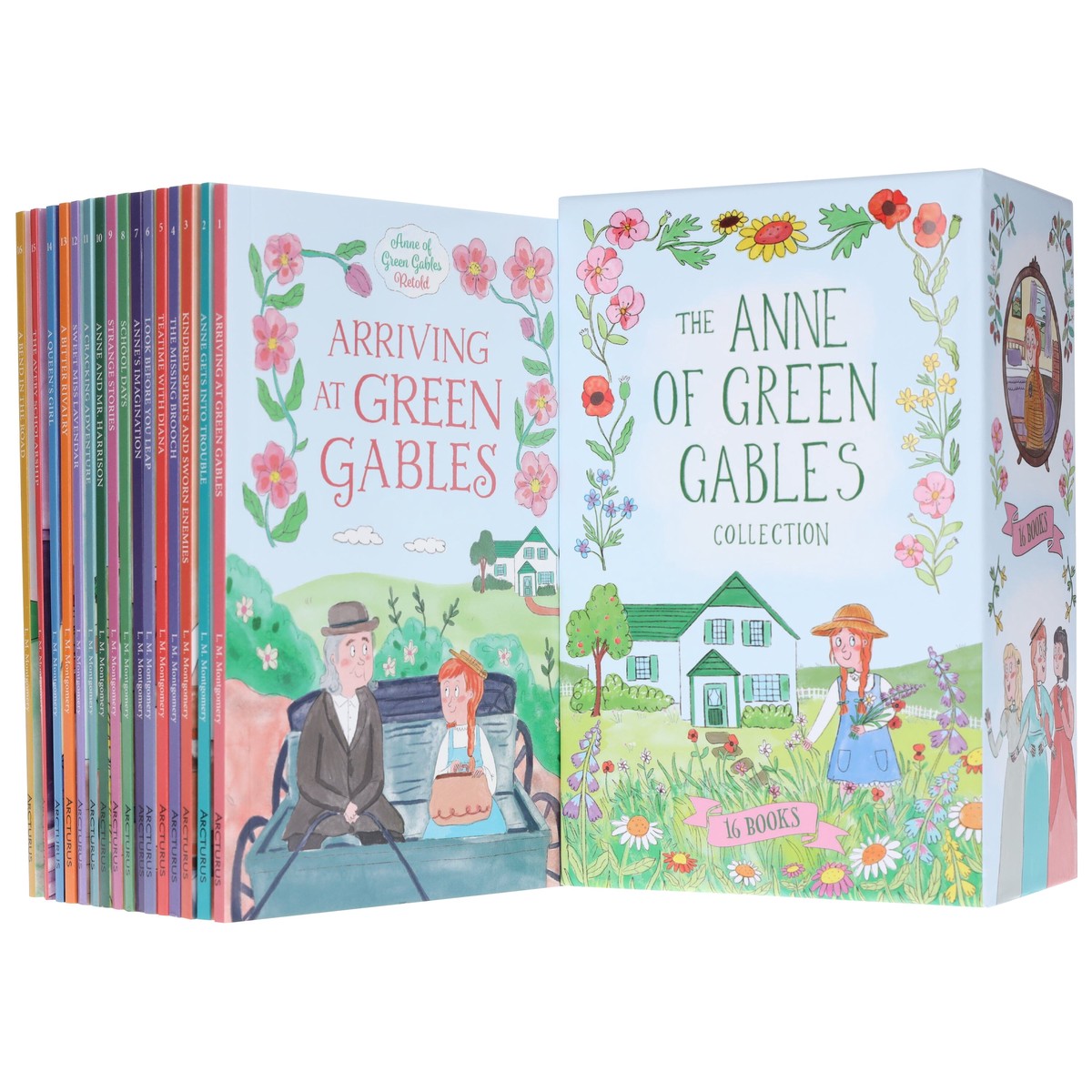 The Anne of Green Gables Collection by Samantha Newman Illustrated 16 Books Box Set - Ages 7-12 - Paperback