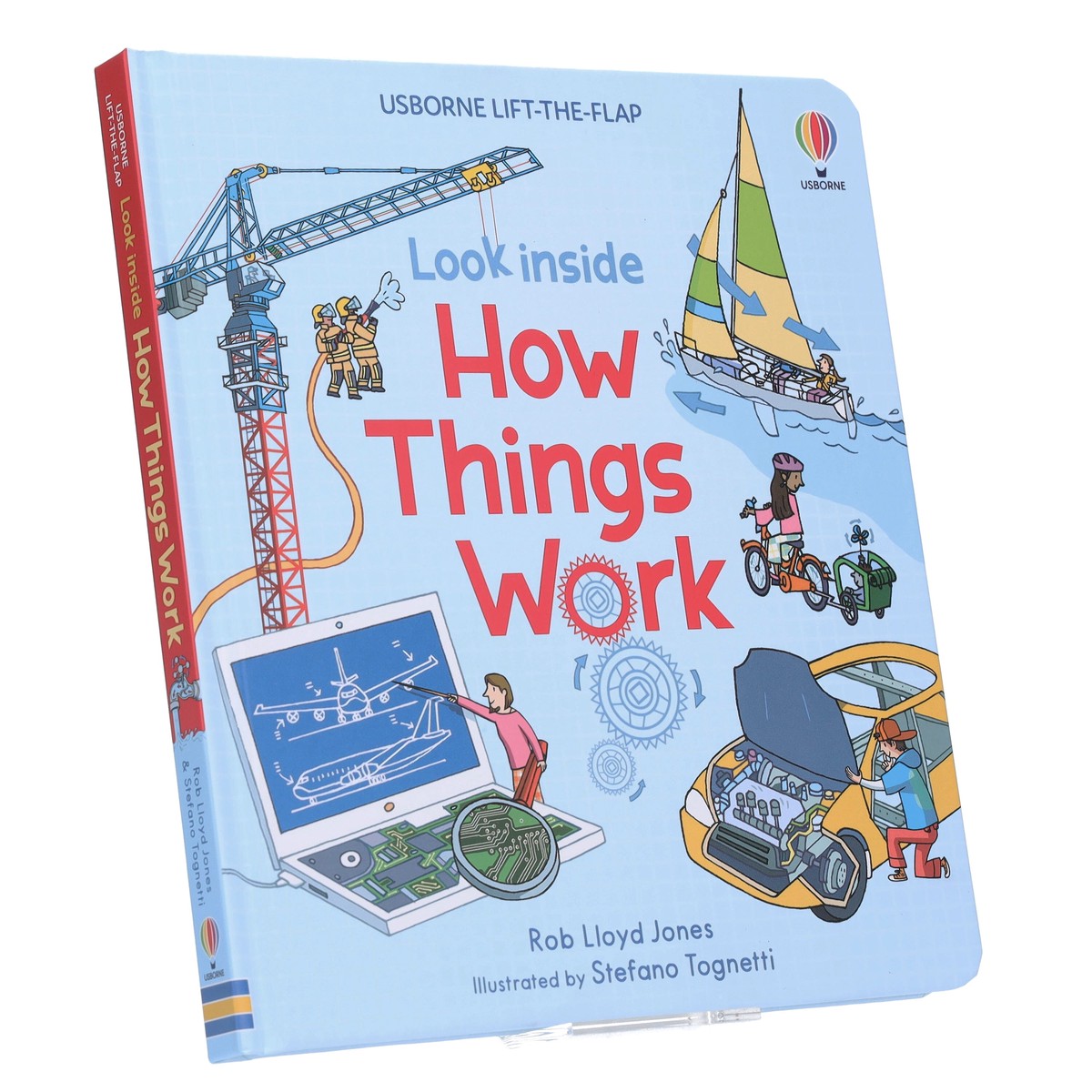 Usborne Lift-The-Flap Look Inside How Things Work by Rob Lloyd Jones - Ages 5+ - Board Book